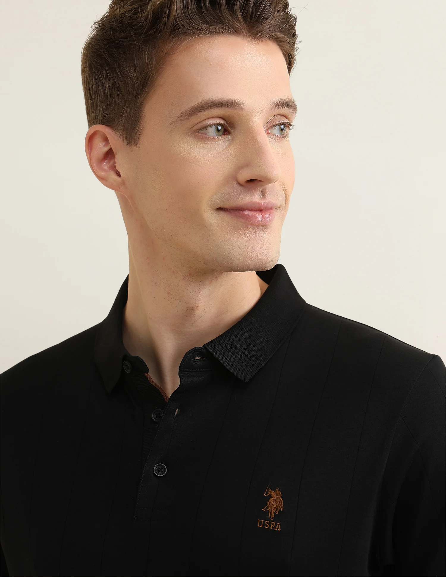 Self Design Vertical Striped Sotogrande Polo Shirt - Image 7