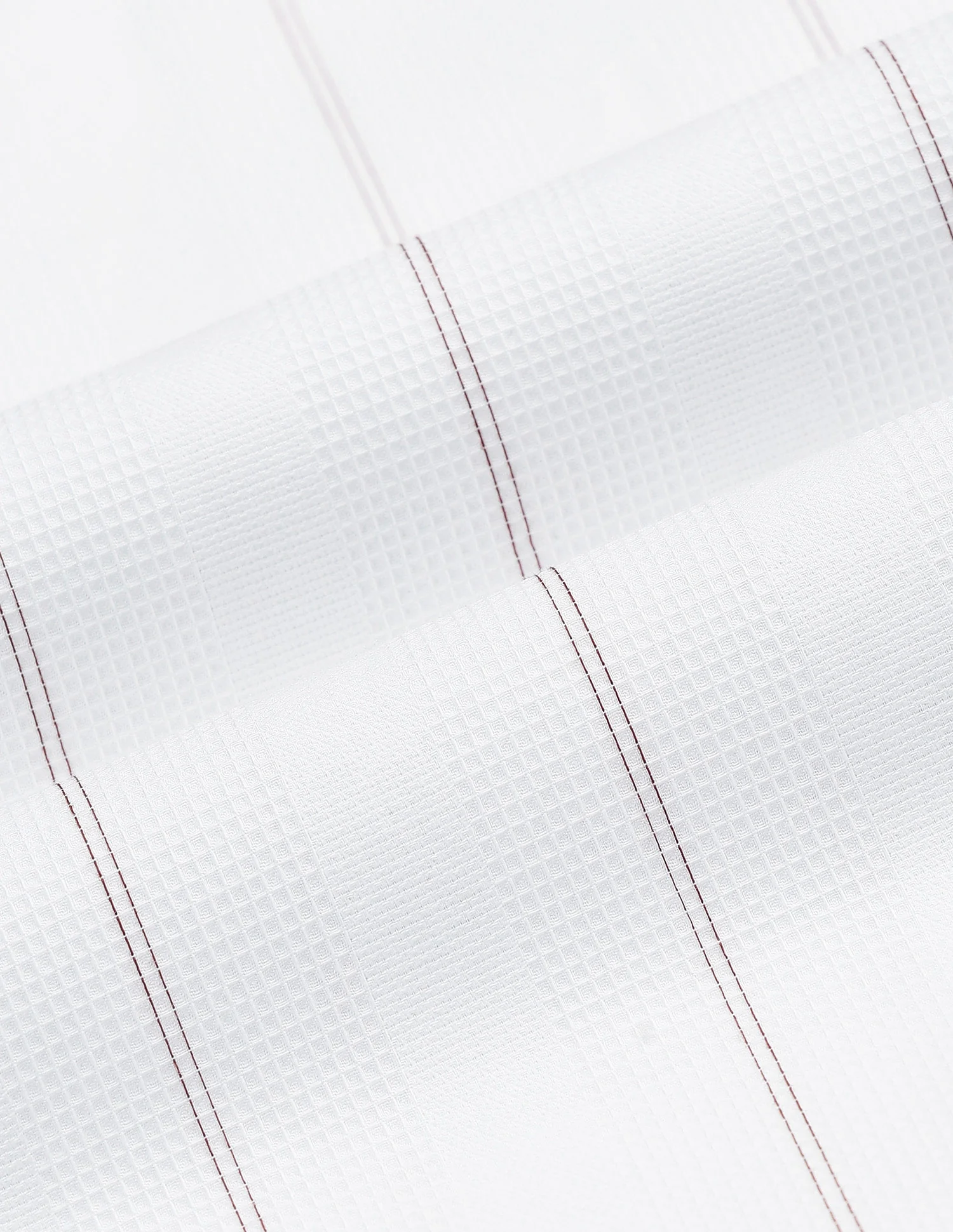 Self Design Vertical Striped Tailored Fit Shirt - Image 2
