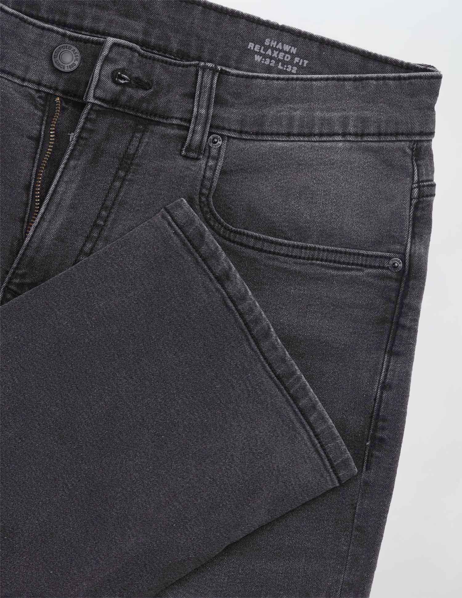 Shawn Relaxed Fit Black Jeans - Image 2