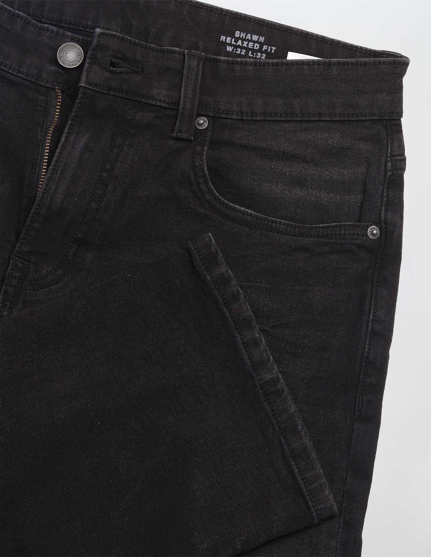 Shawn Relaxed Fit Black Jeans - Image 2