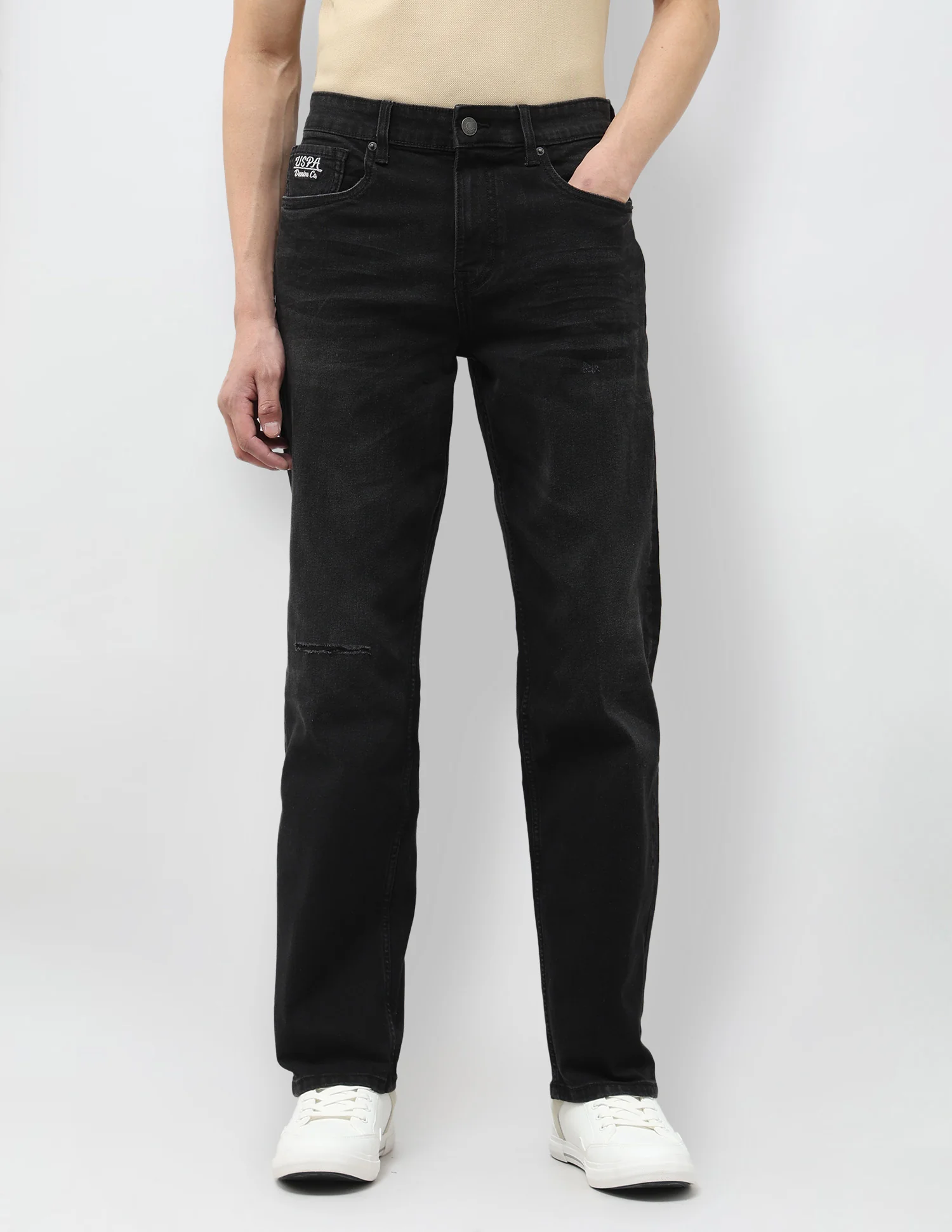 Shawn Relaxed Fit Black Jeans - Image 6
