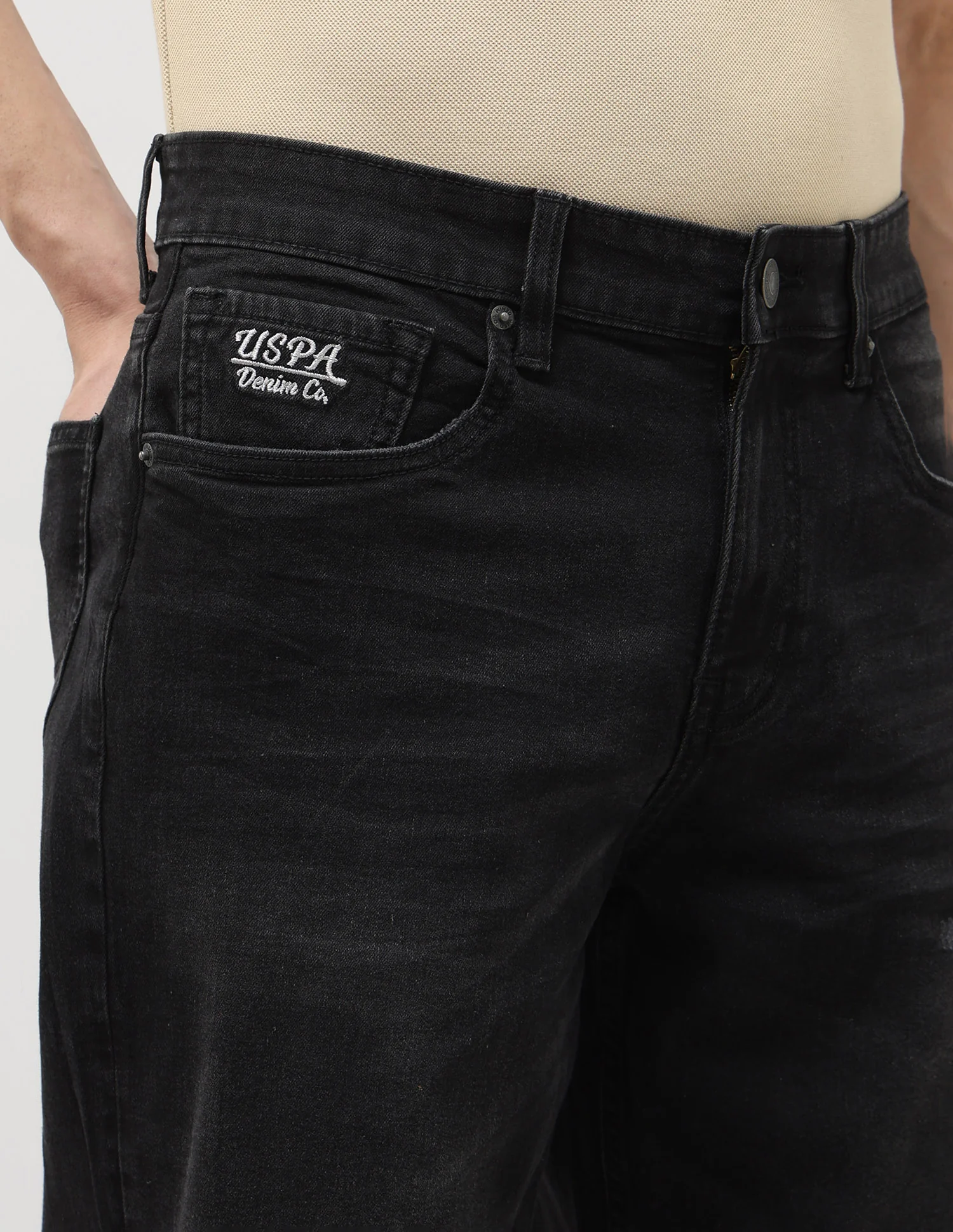 Shawn Relaxed Fit Black Jeans - Image 7