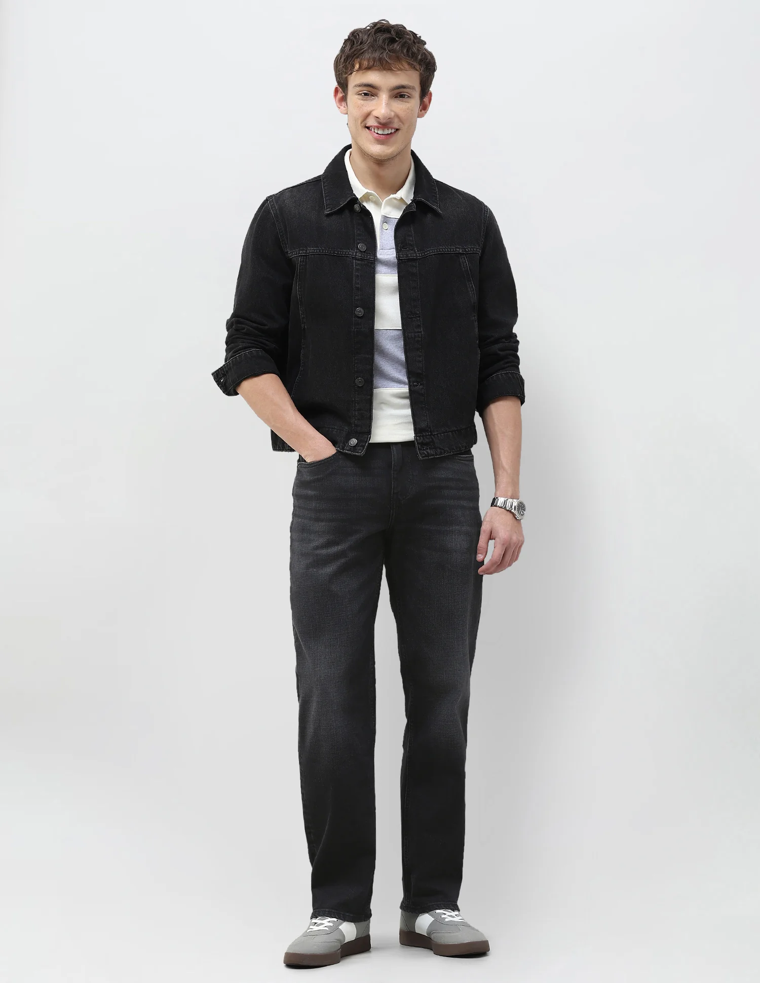 Shawn Relaxed Fit Black Jeans - Image 3