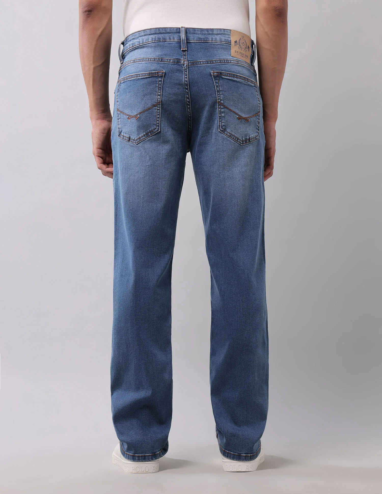 Shawn Relaxed Fit Blue Jeans - Image 5