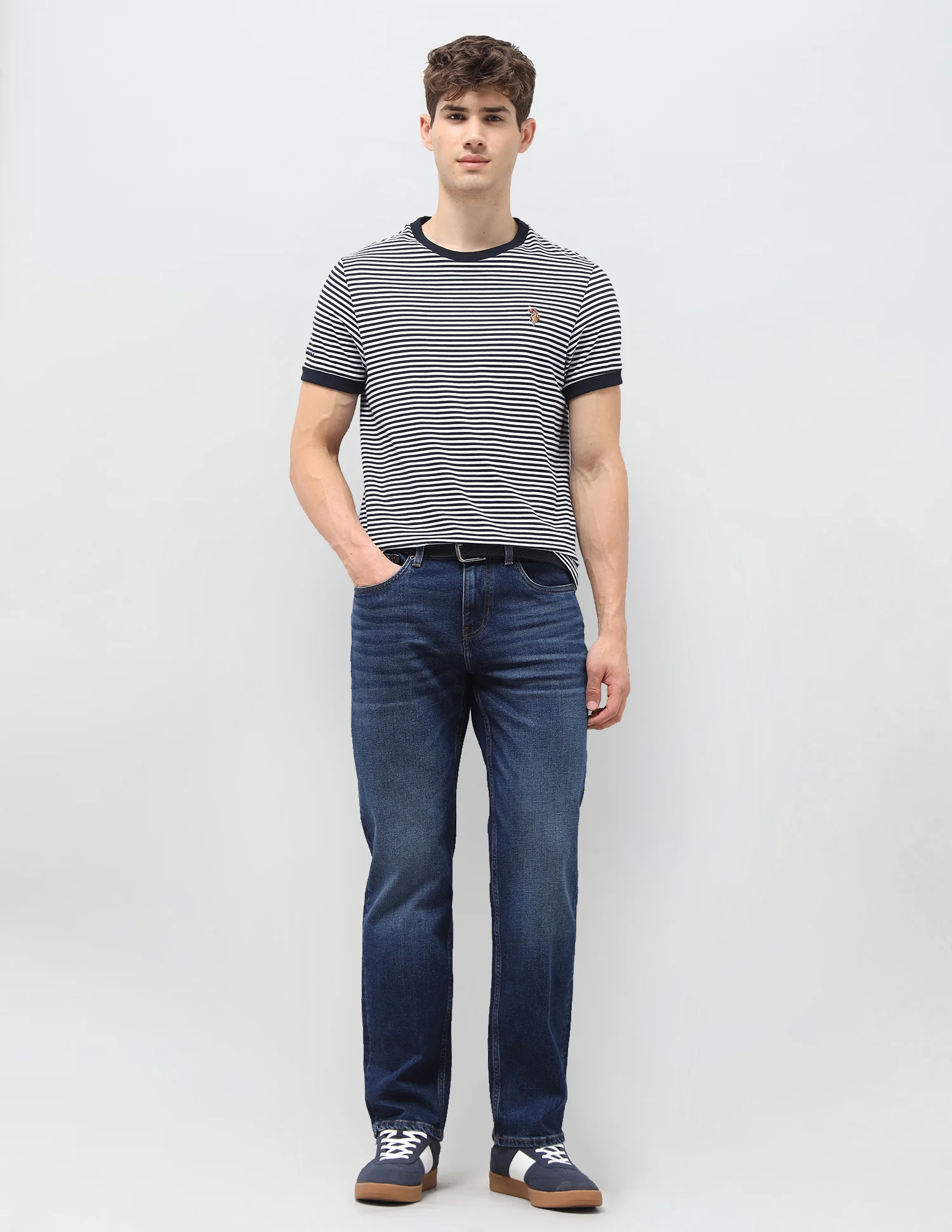 Shawn Relaxed Fit Blue Jeans - Image 3