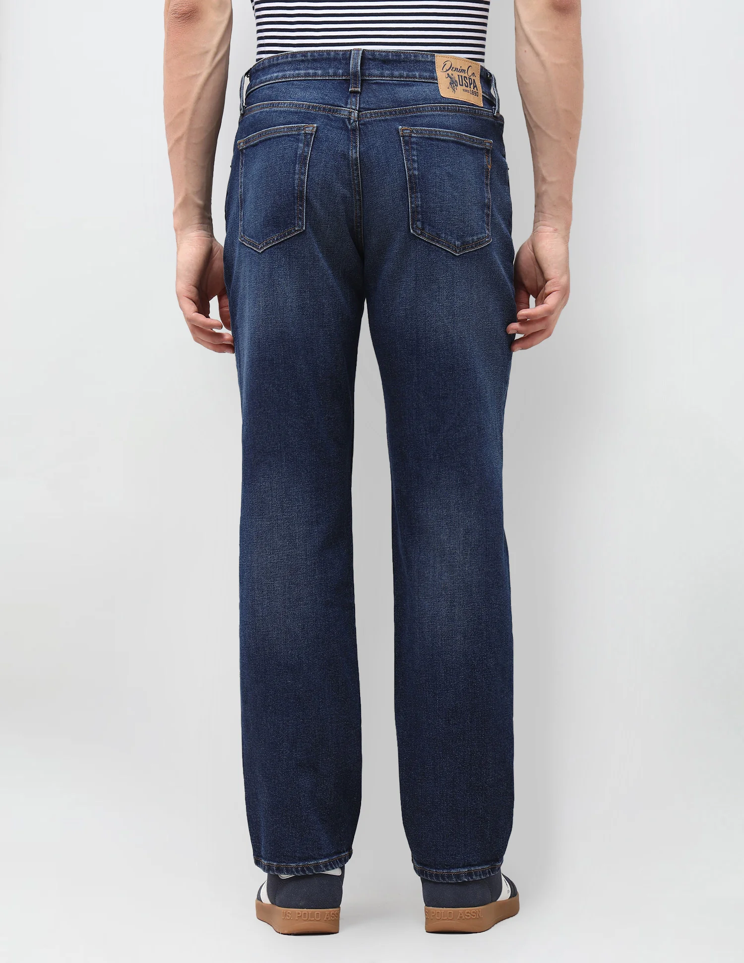 Shawn Relaxed Fit Blue Jeans - Image 5