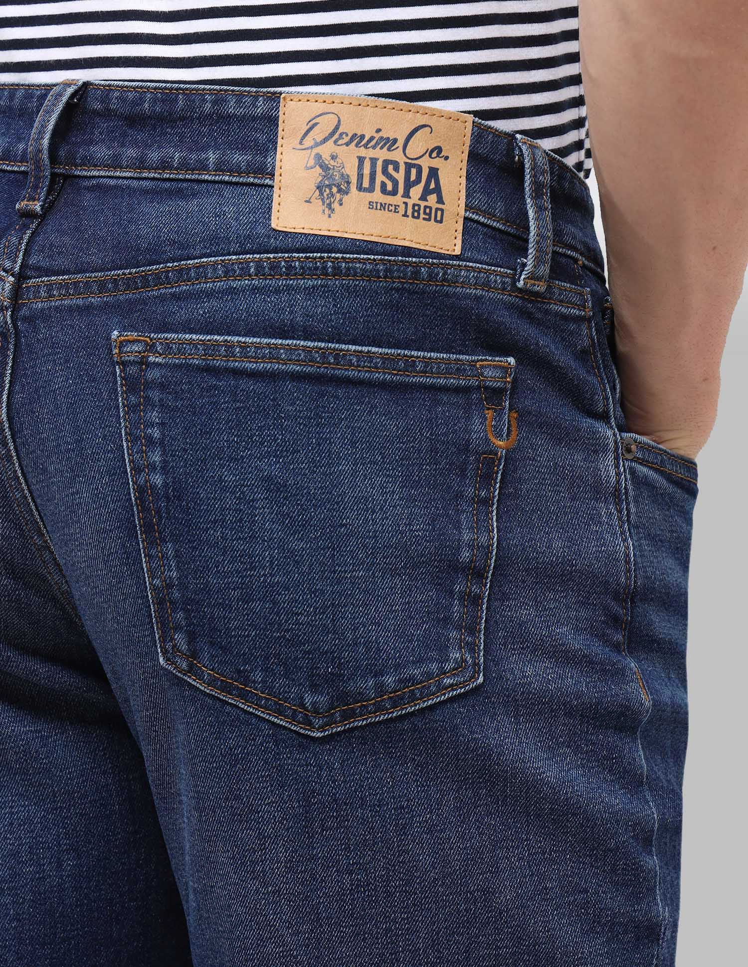 Shawn Relaxed Fit Blue Jeans - Image 8