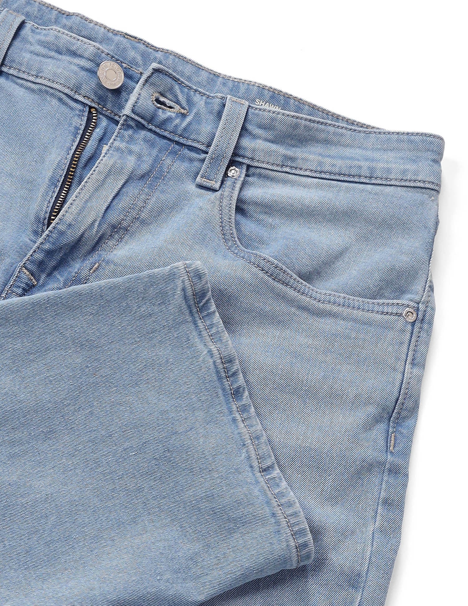 Shawn Relaxed Fit Blue Jeans - Image 2