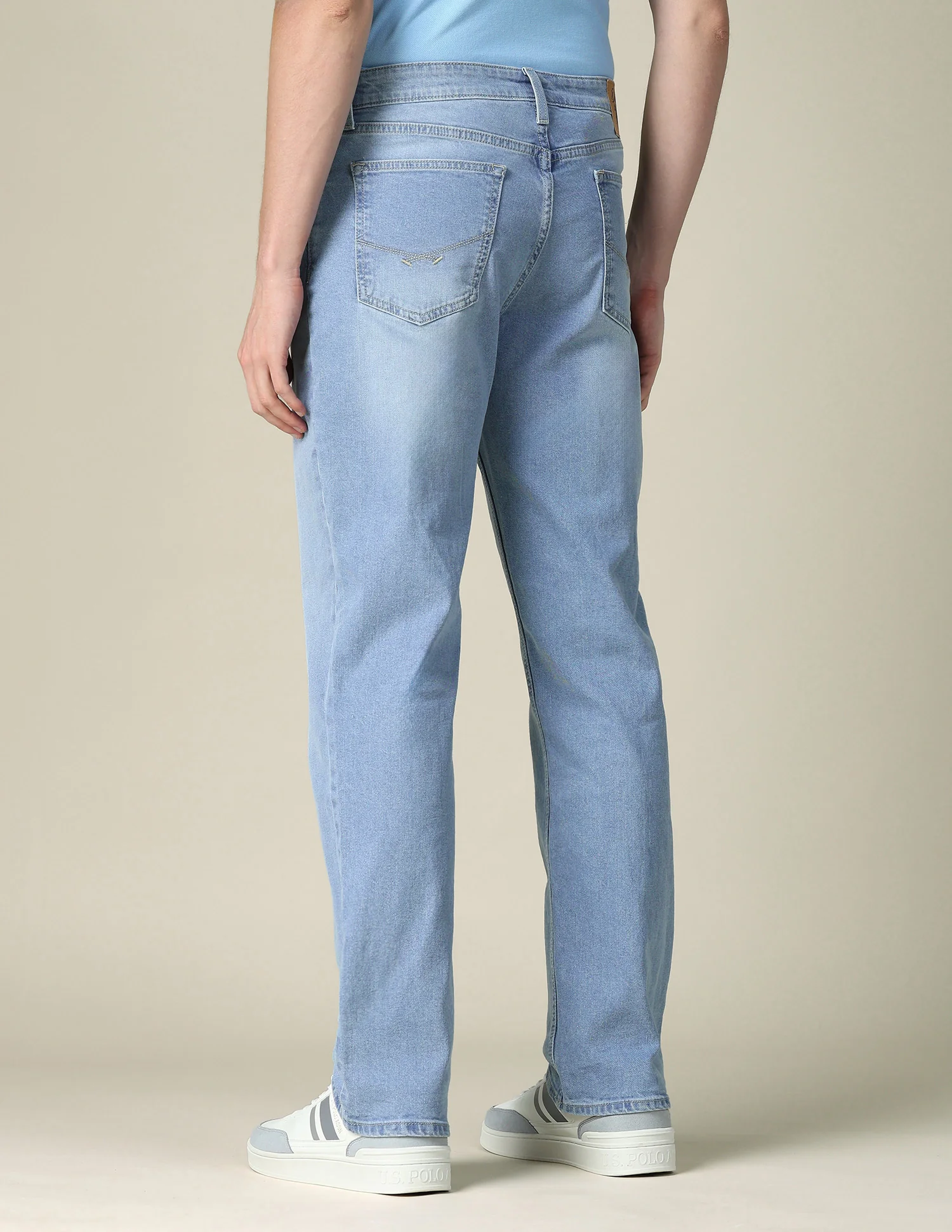 Shawn Relaxed Fit Blue Jeans - Image 5