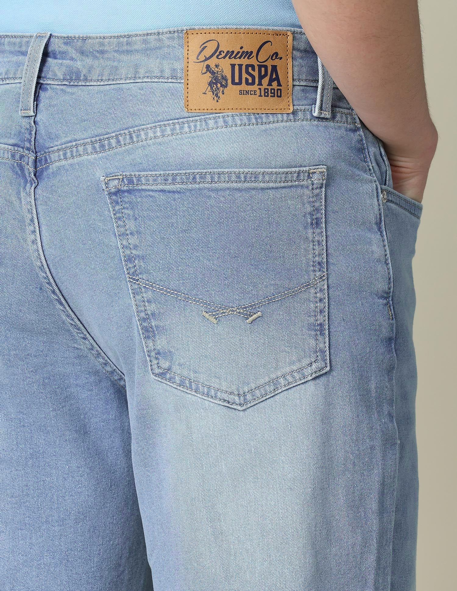 Shawn Relaxed Fit Blue Jeans - Image 8