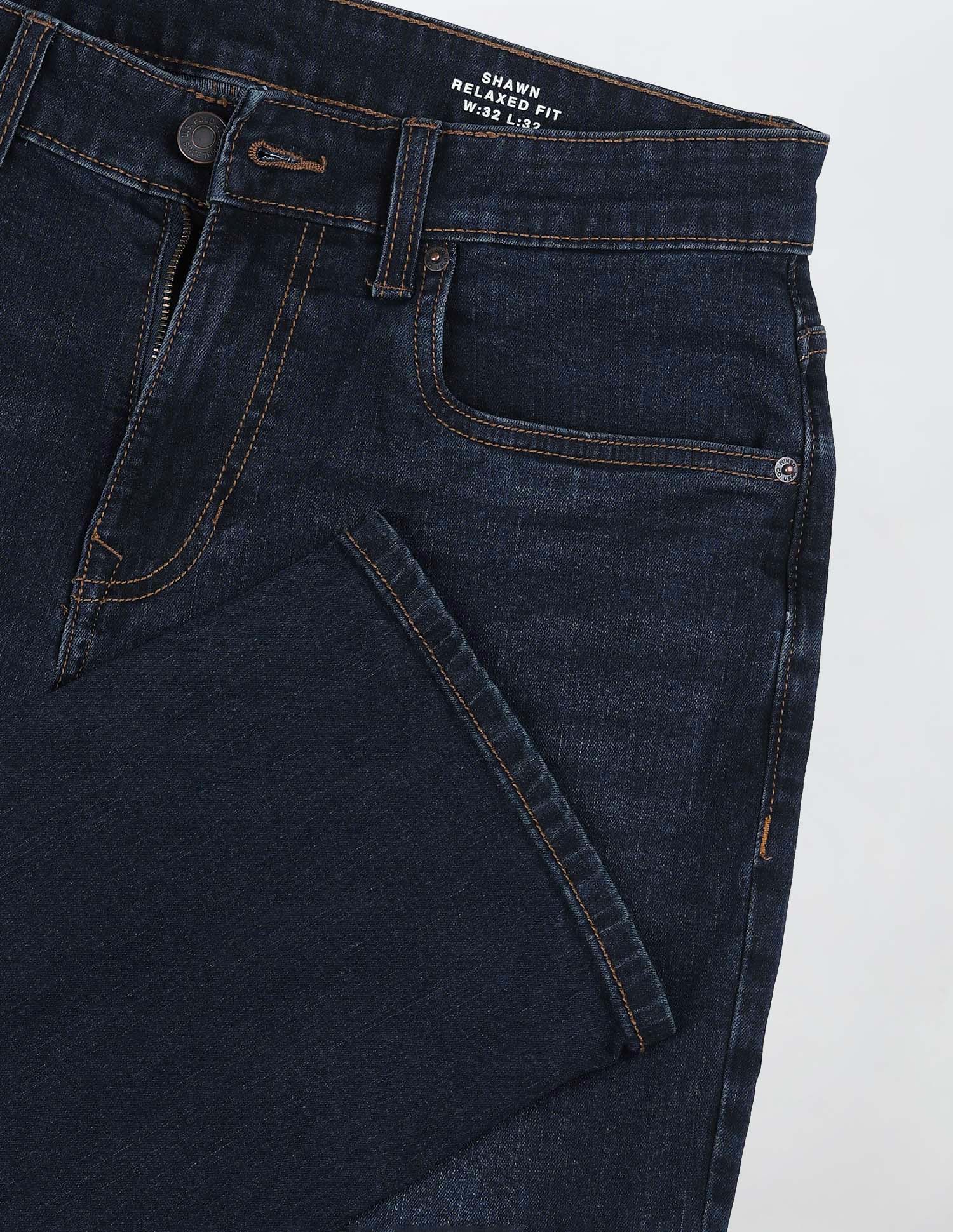 Shawn Relaxed Fit Blue Jeans - Image 2