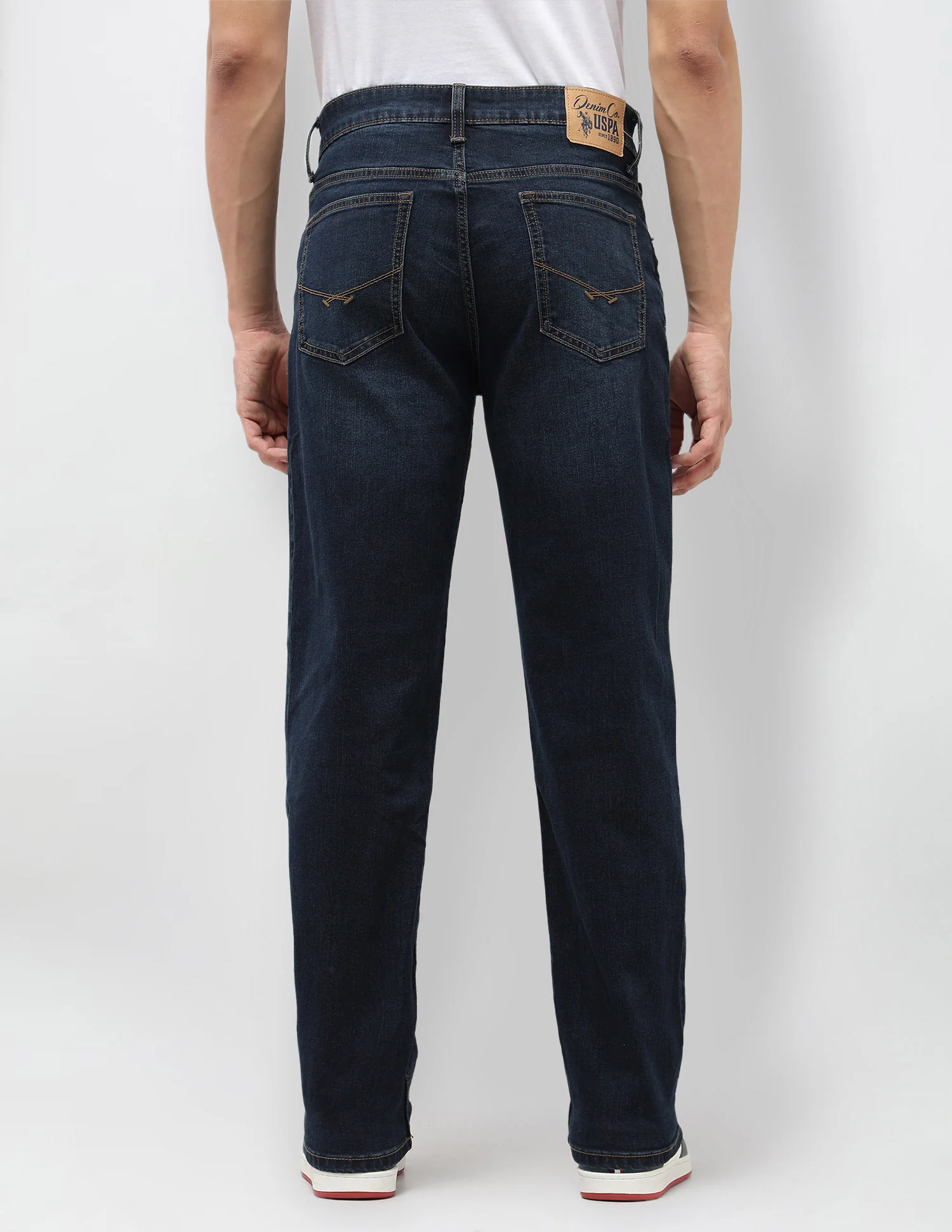 Shawn Relaxed Fit Blue Jeans - Image 5