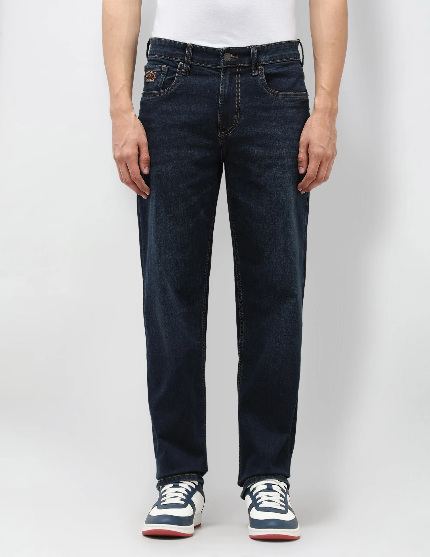 Shawn Relaxed Fit Blue Jeans - Image 6