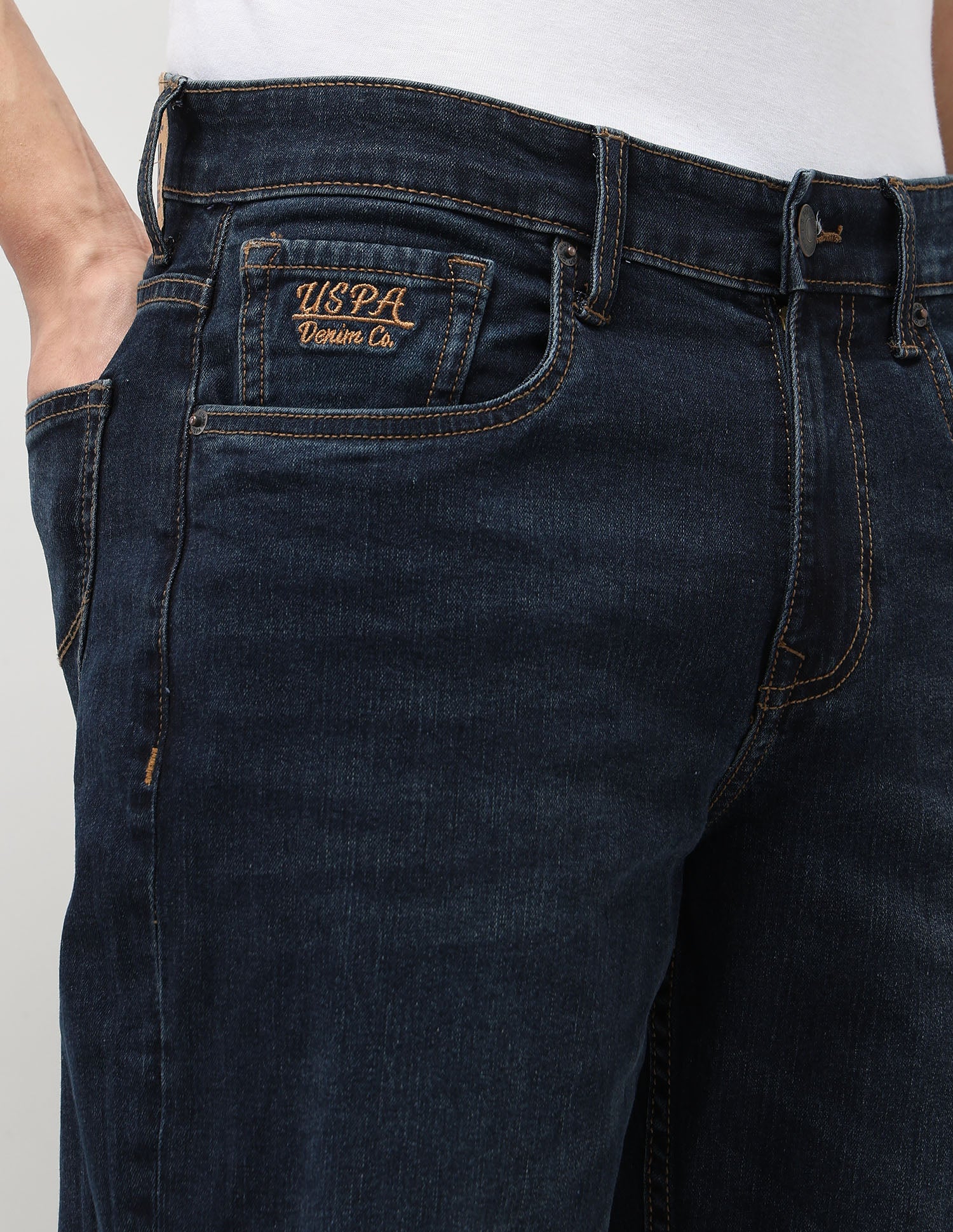 Shawn Relaxed Fit Blue Jeans - Image 7