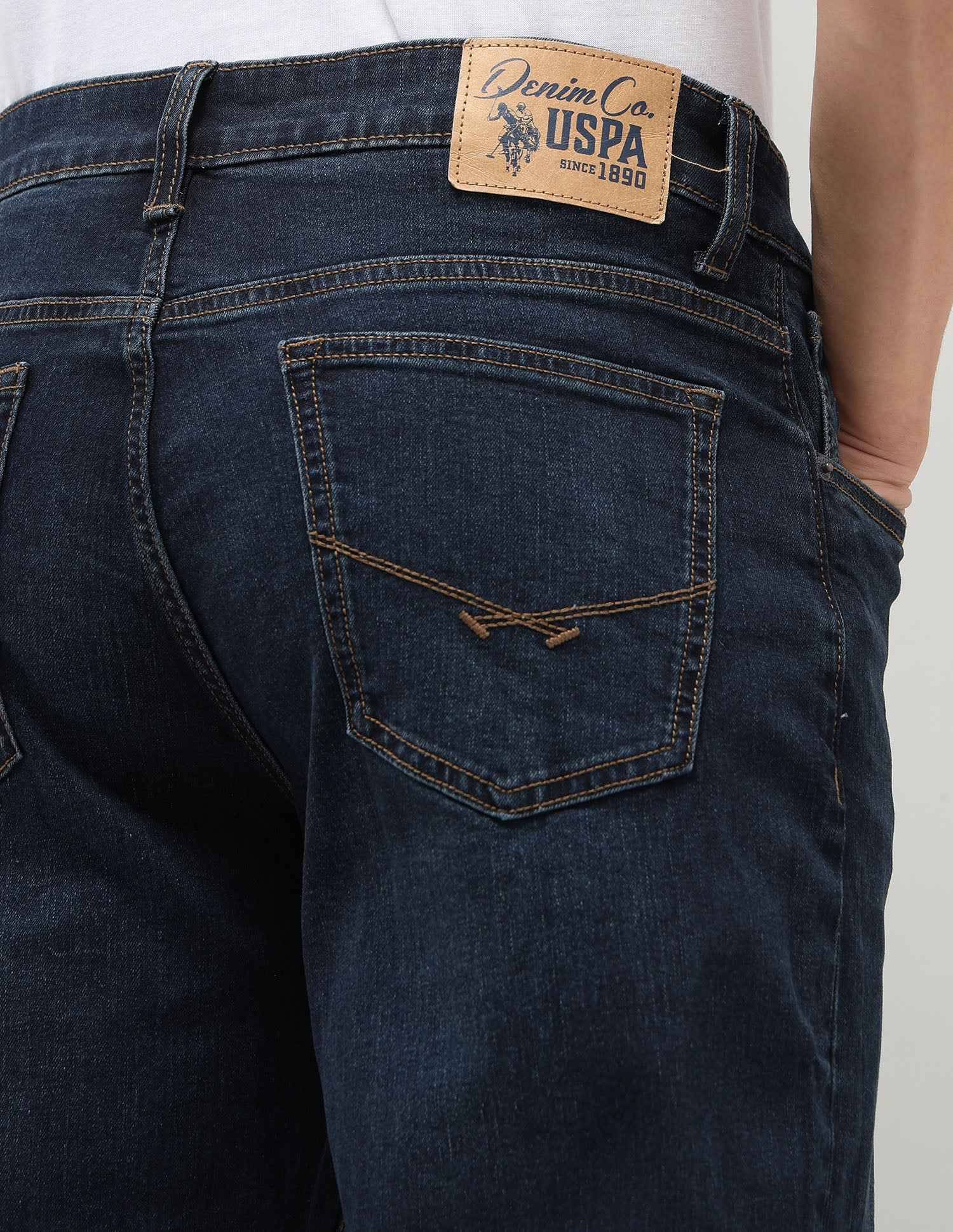 Shawn Relaxed Fit Blue Jeans - Image 8