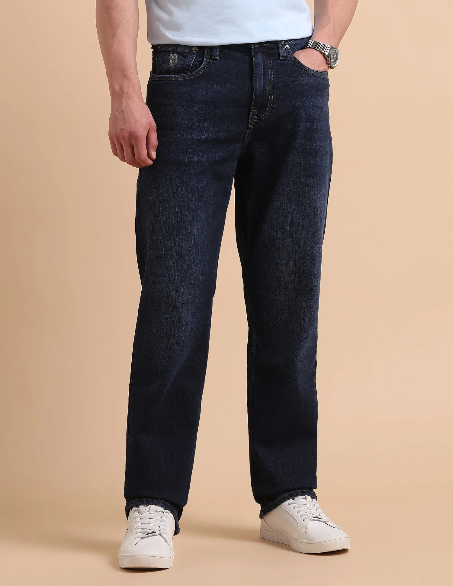 Shawn Relaxed Fit Blue Jeans