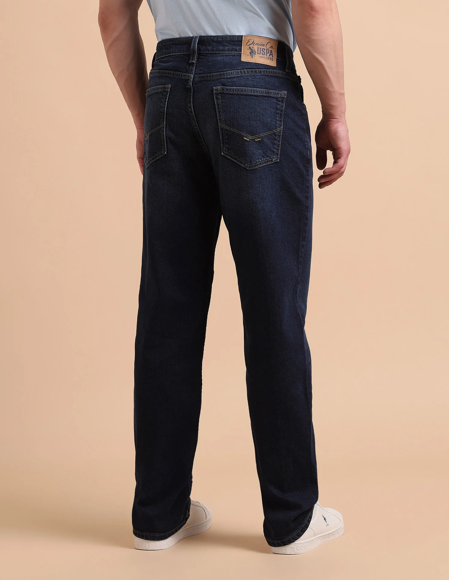 Shawn Relaxed Fit Blue Jeans - Image 5