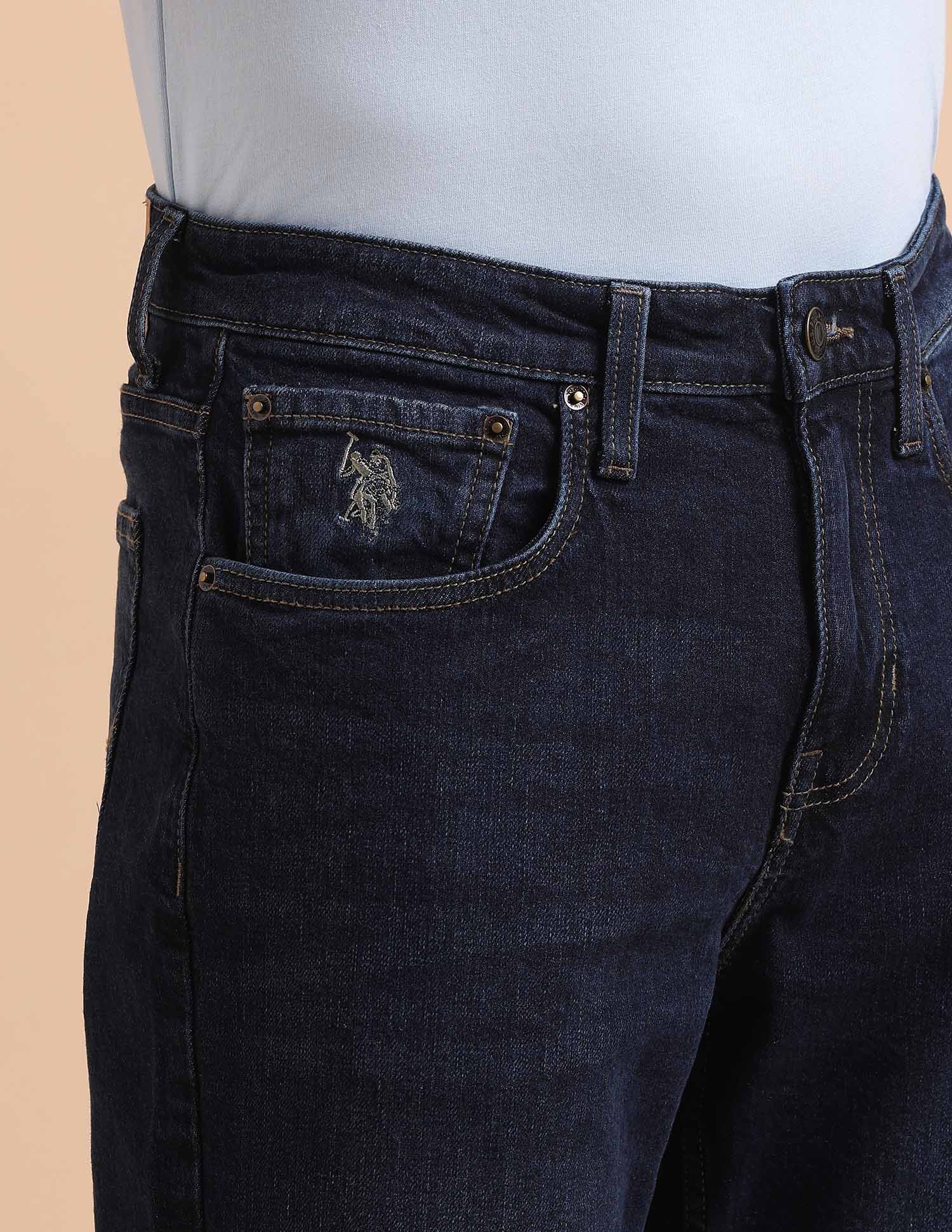Shawn Relaxed Fit Blue Jeans - Image 7