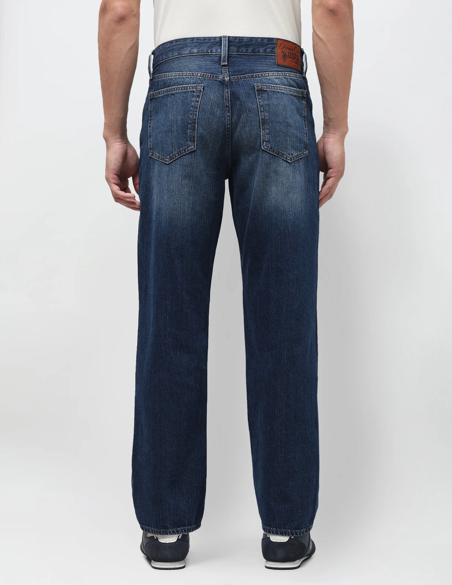 Shawn Relaxed Fit Blue Jeans - Image 5