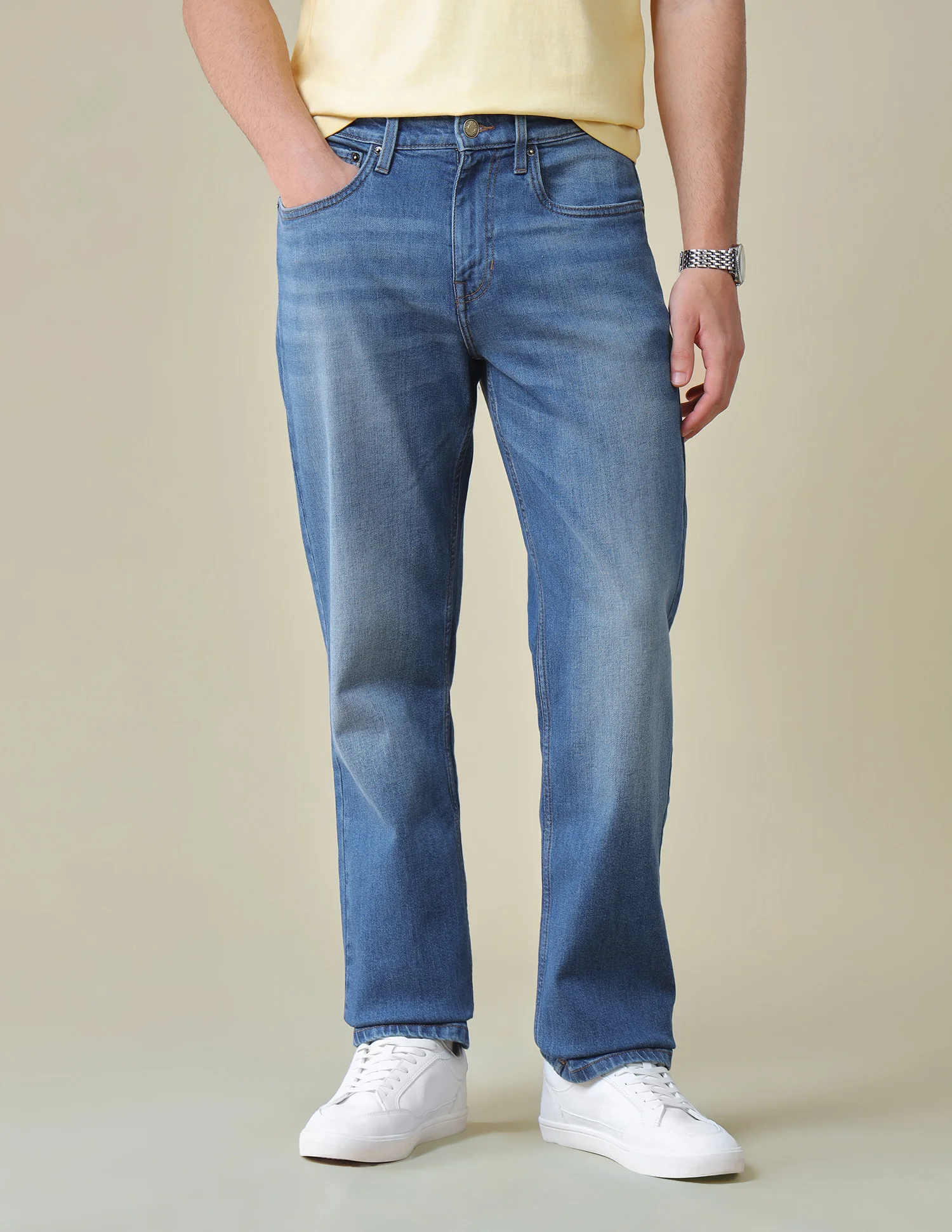 Shawn Relaxed Fit Blue Jeans