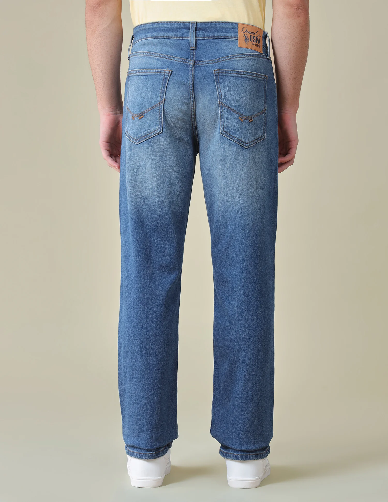 Shawn Relaxed Fit Blue Jeans - Image 5