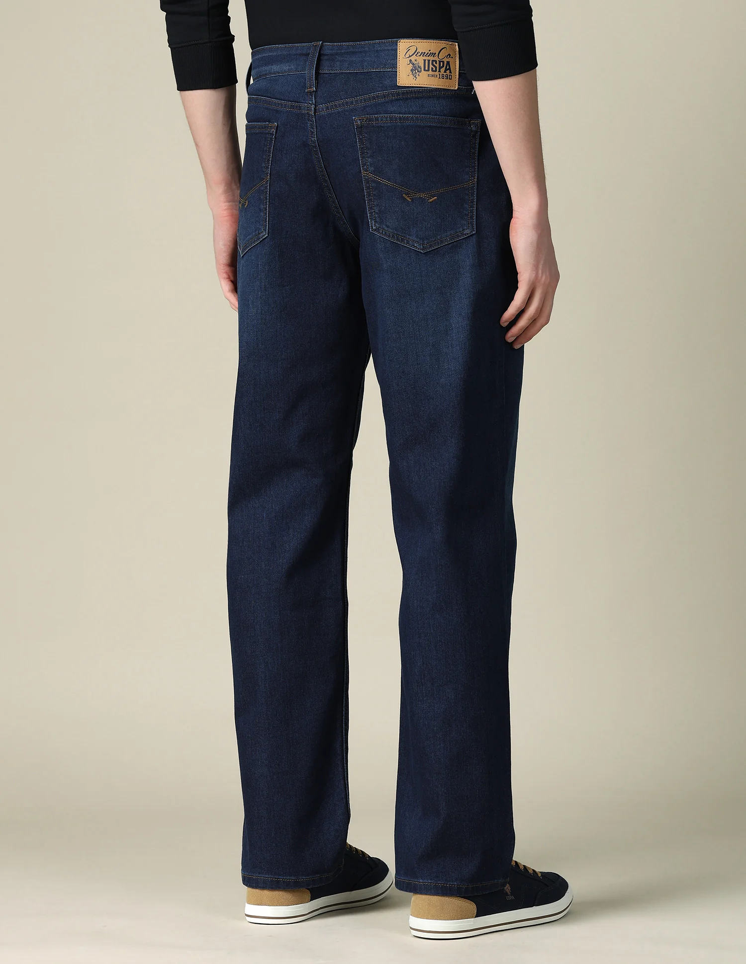 Shawn Relaxed Fit Blue Jeans - Image 5