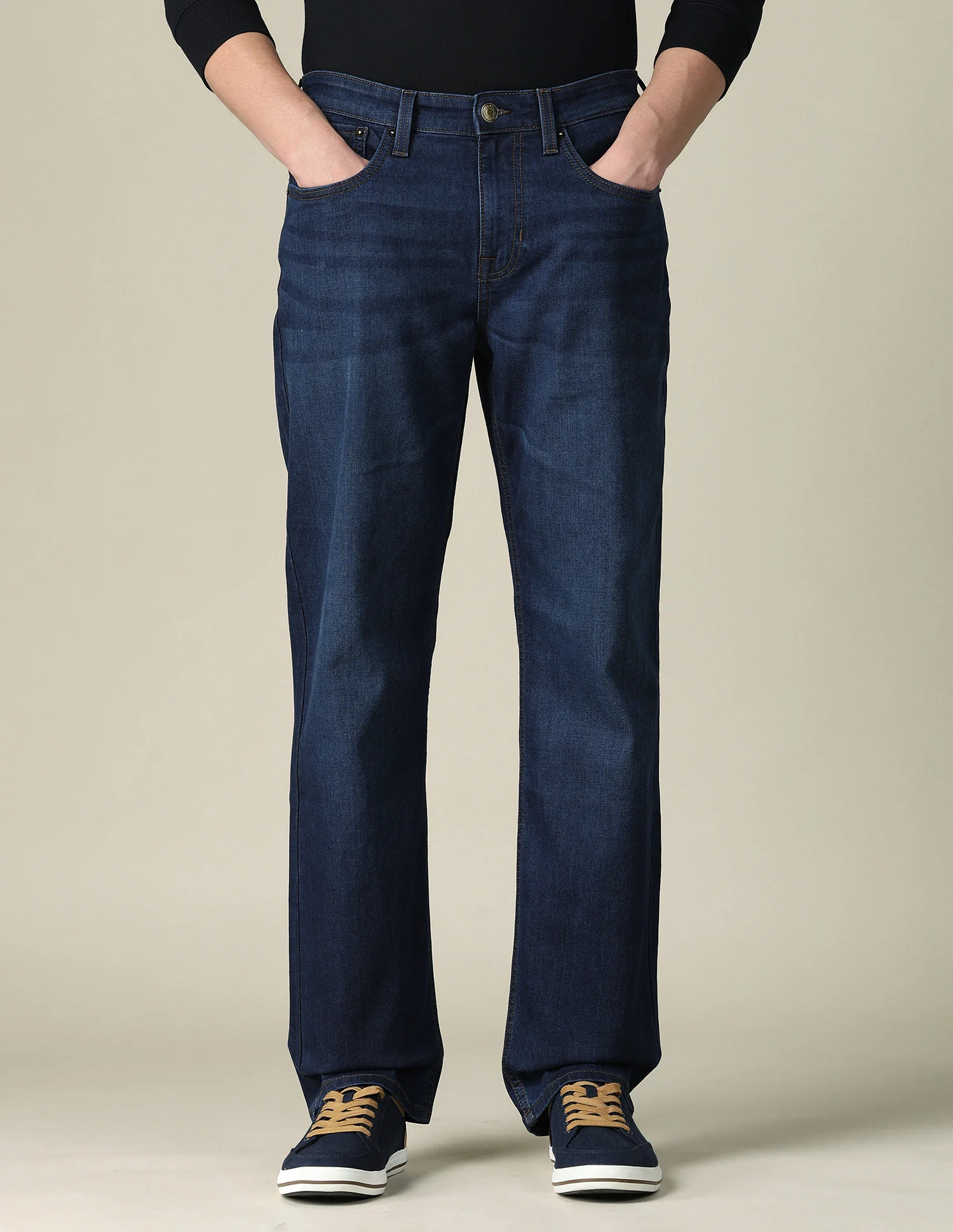Shawn Relaxed Fit Blue Jeans - Image 6