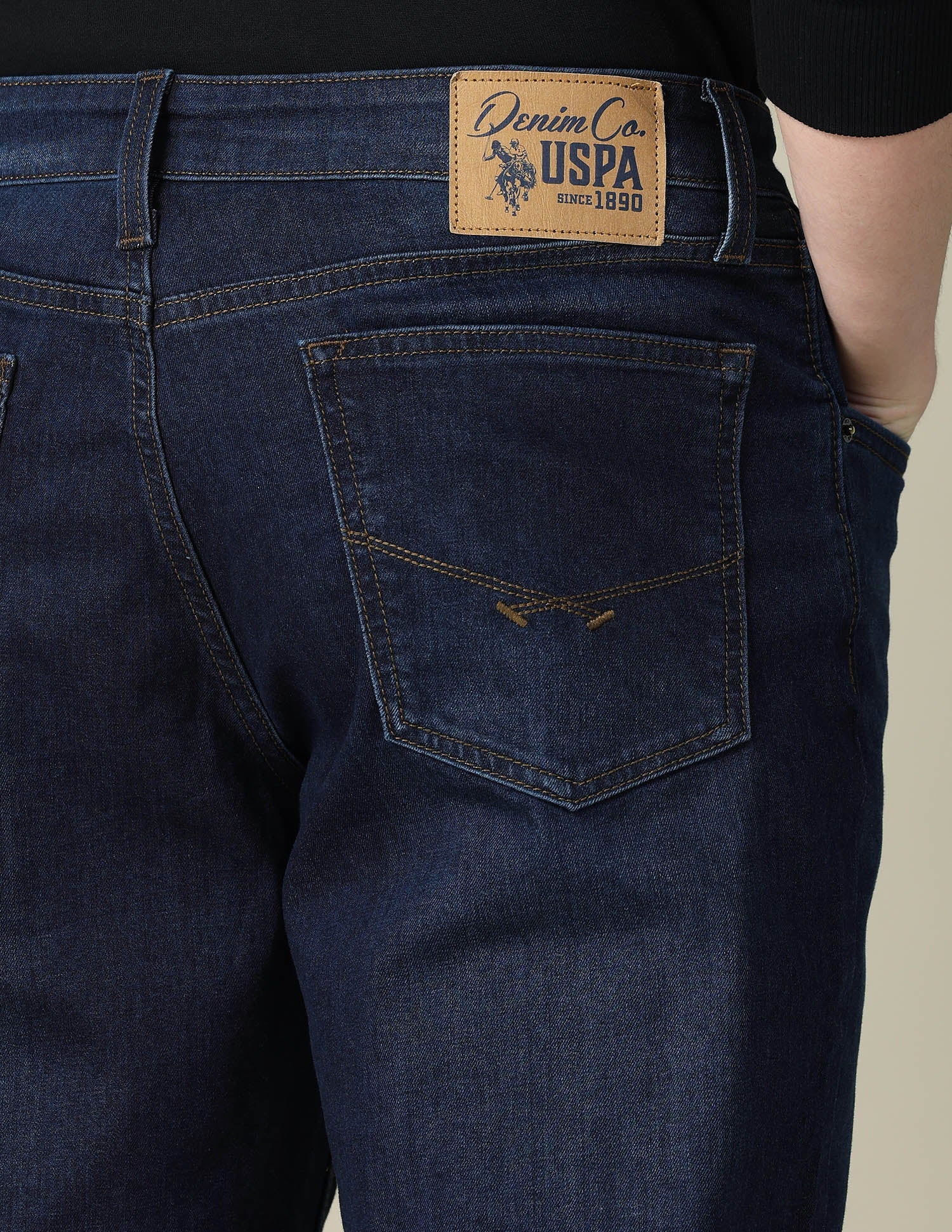 Shawn Relaxed Fit Blue Jeans - Image 8