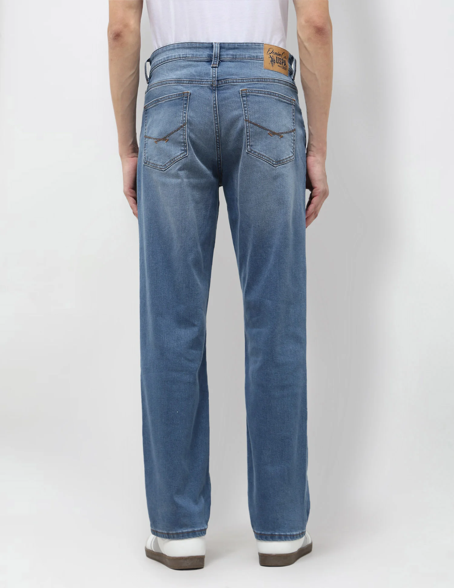Shawn Relaxed Fit Blue Jeans - Image 5