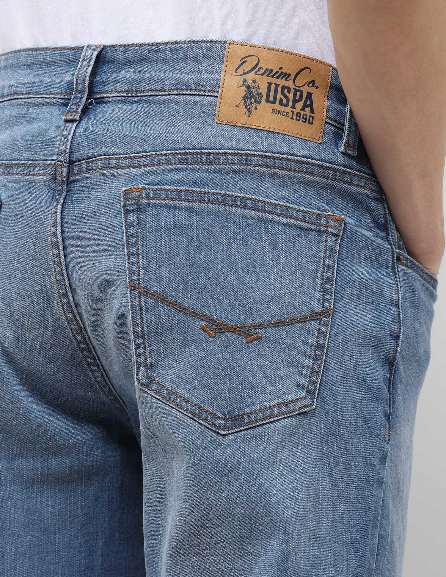 Shawn Relaxed Fit Blue Jeans - Image 8