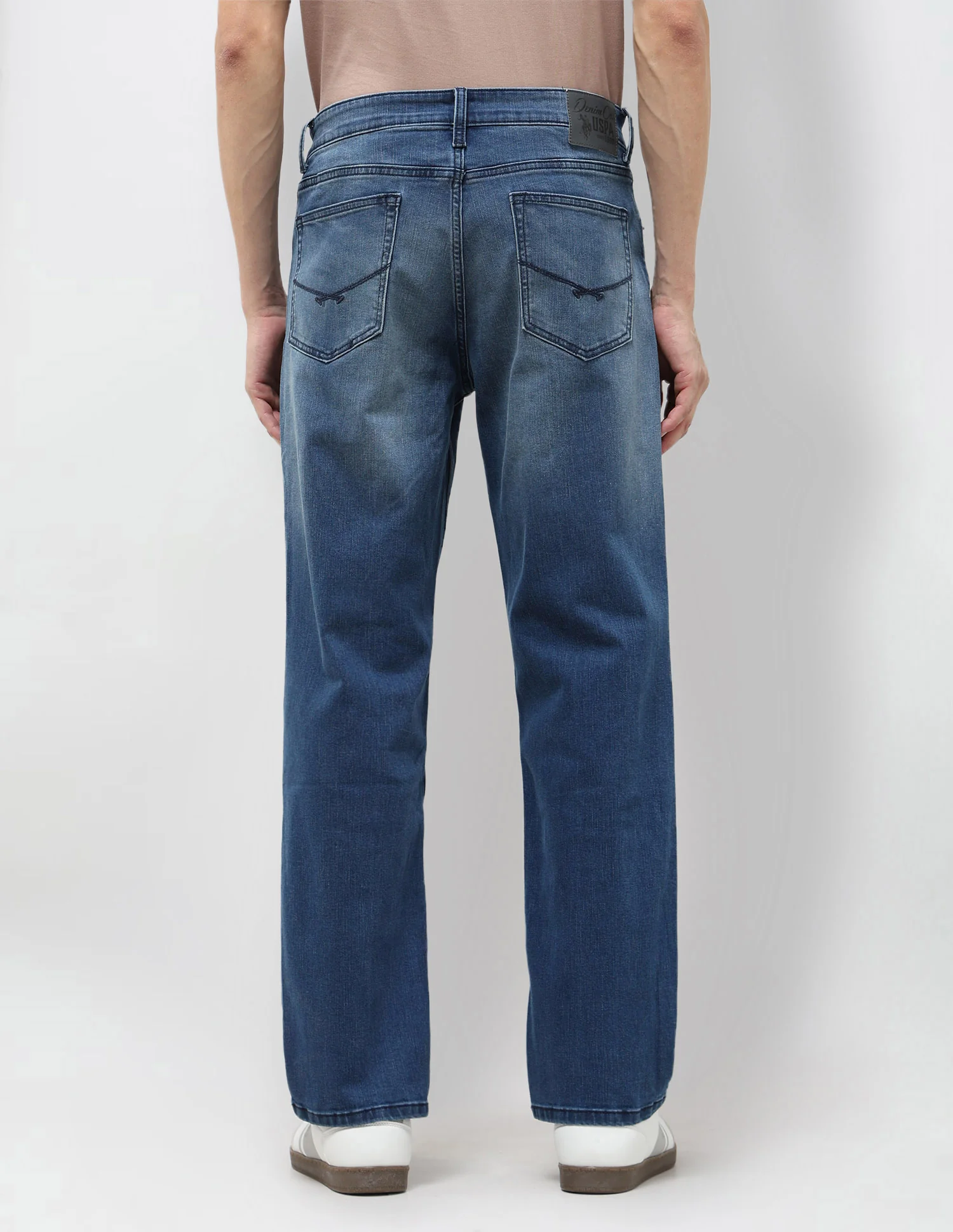 Shawn Relaxed Fit Blue Jeans - Image 5