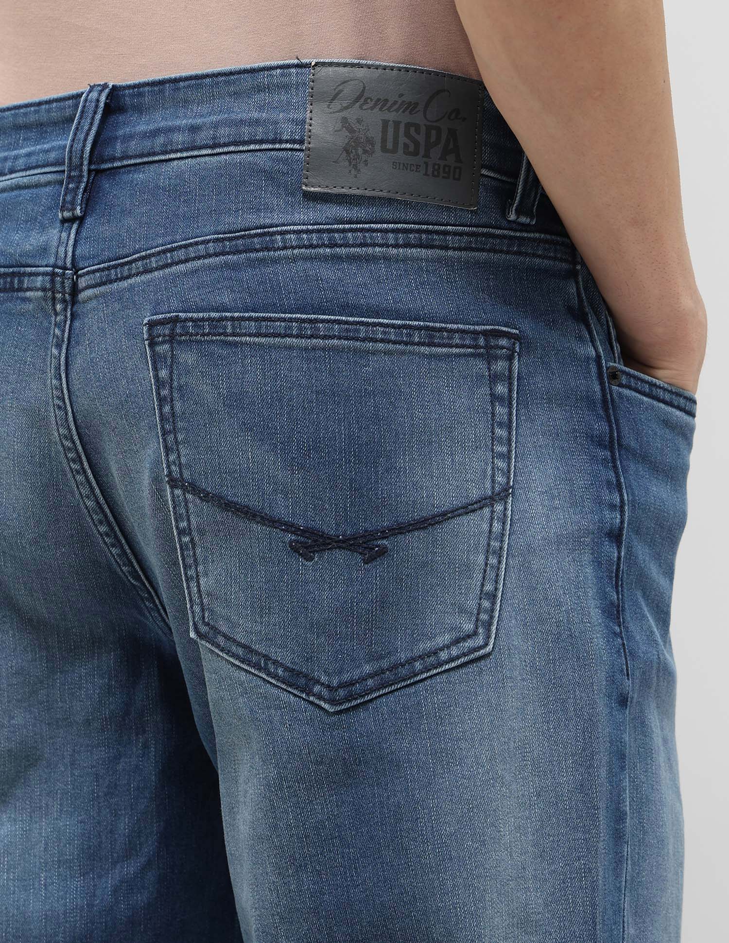 Shawn Relaxed Fit Blue Jeans - Image 8