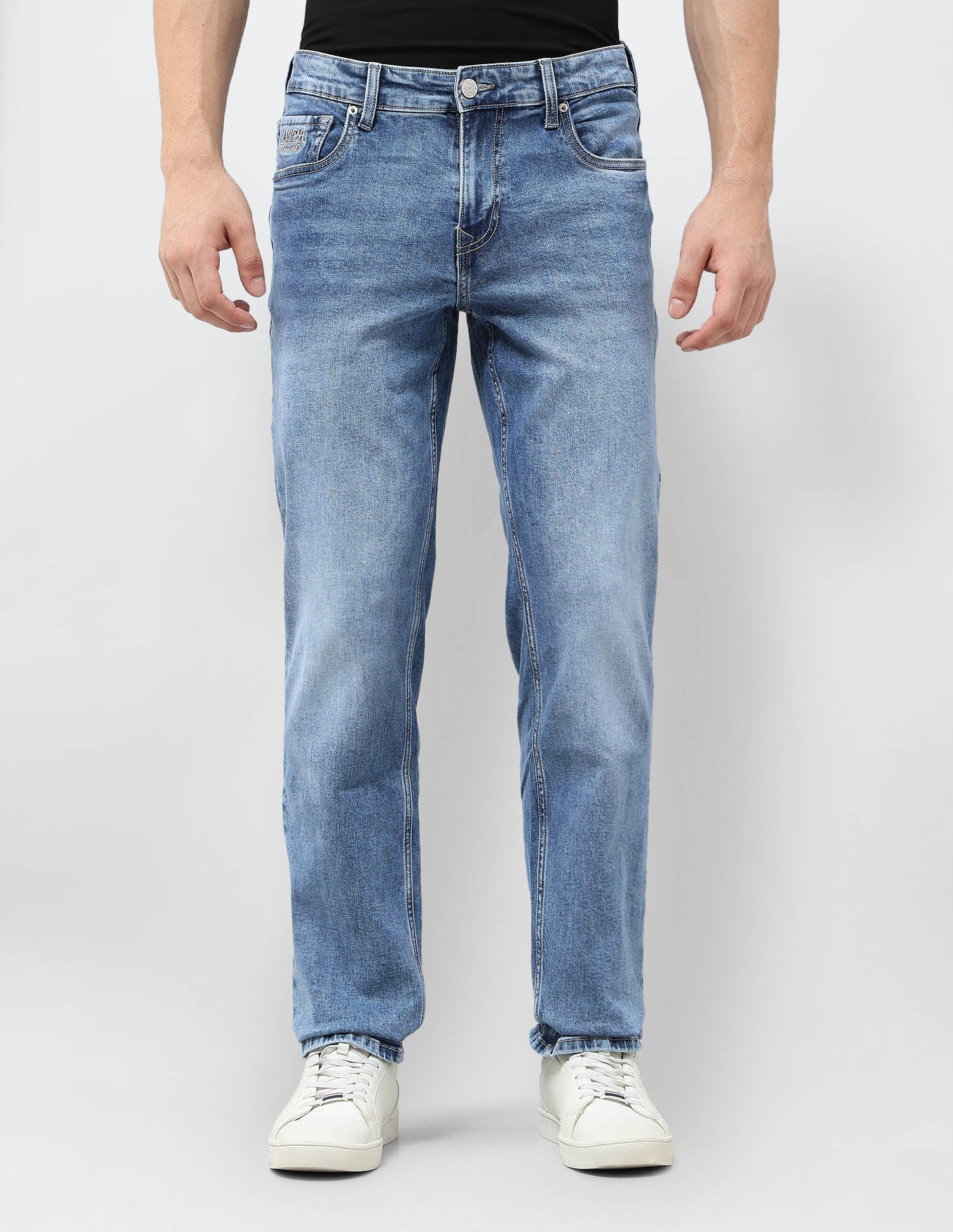 Shawn Relaxed Fit Blue Jeans - Image 6