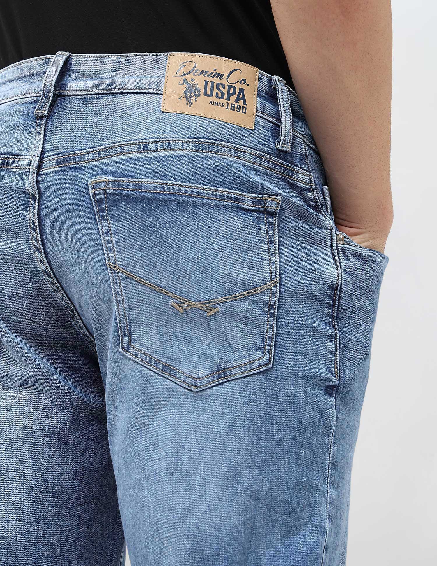 Shawn Relaxed Fit Blue Jeans - Image 8