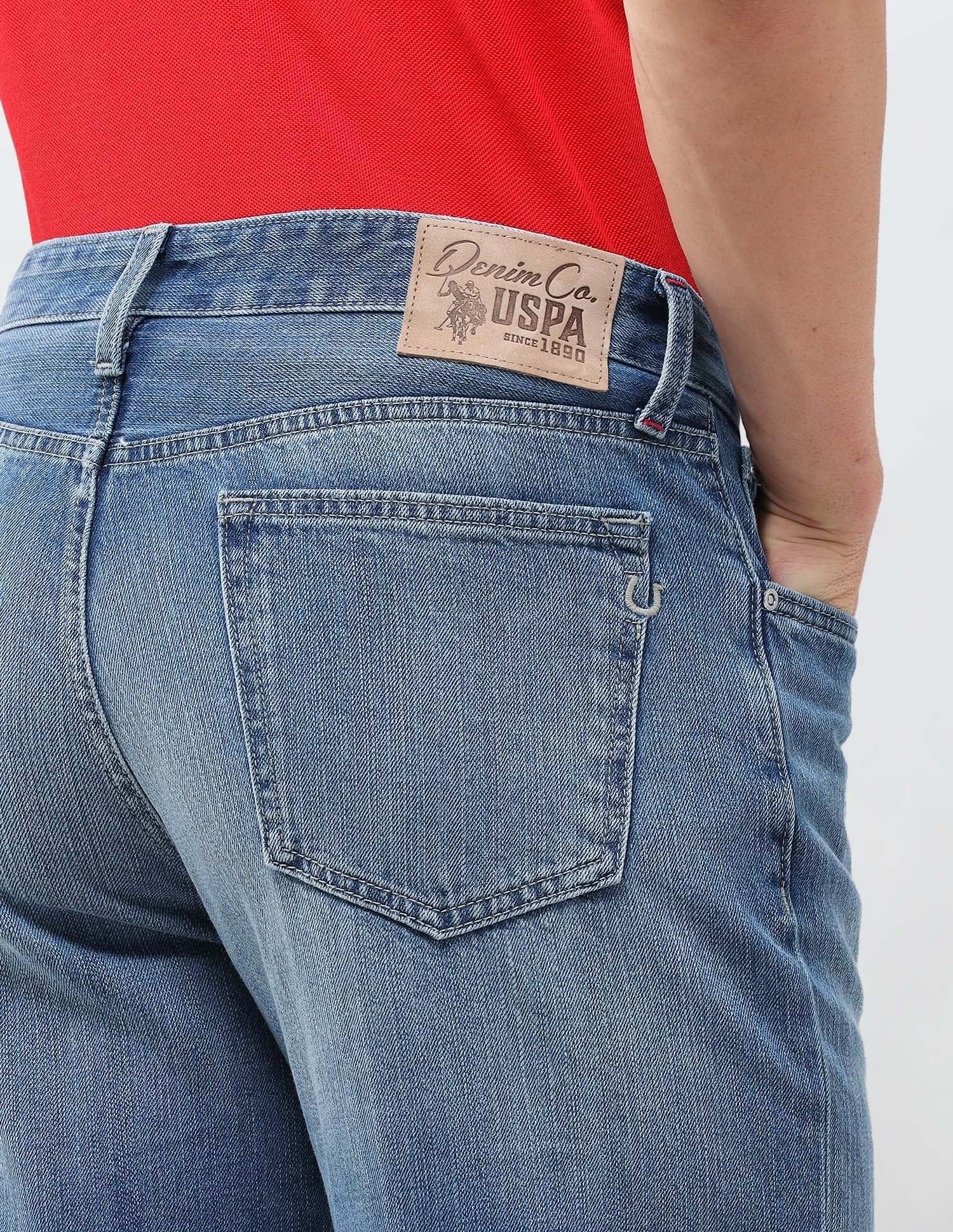 Shawn Relaxed Fit Blue Jeans - Image 8