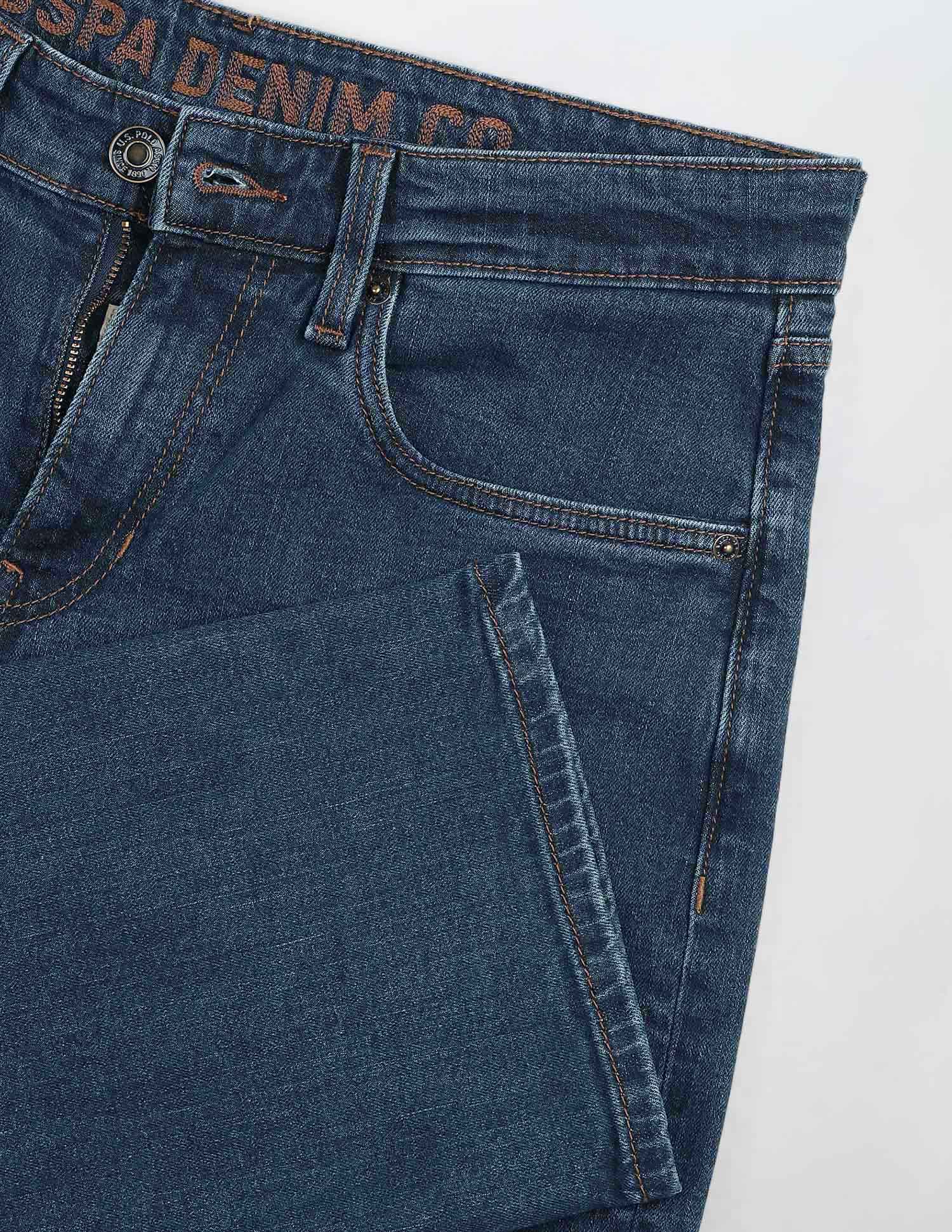 Shawn Relaxed Fit Blue Jeans - Image 2