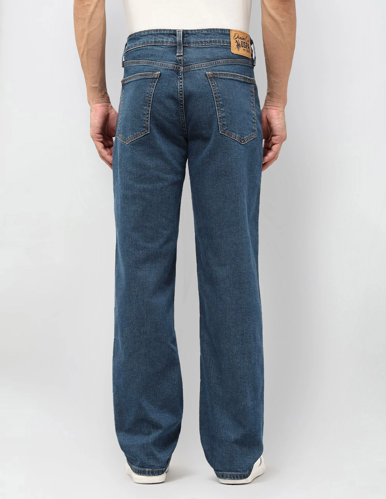Shawn Relaxed Fit Blue Jeans - Image 5