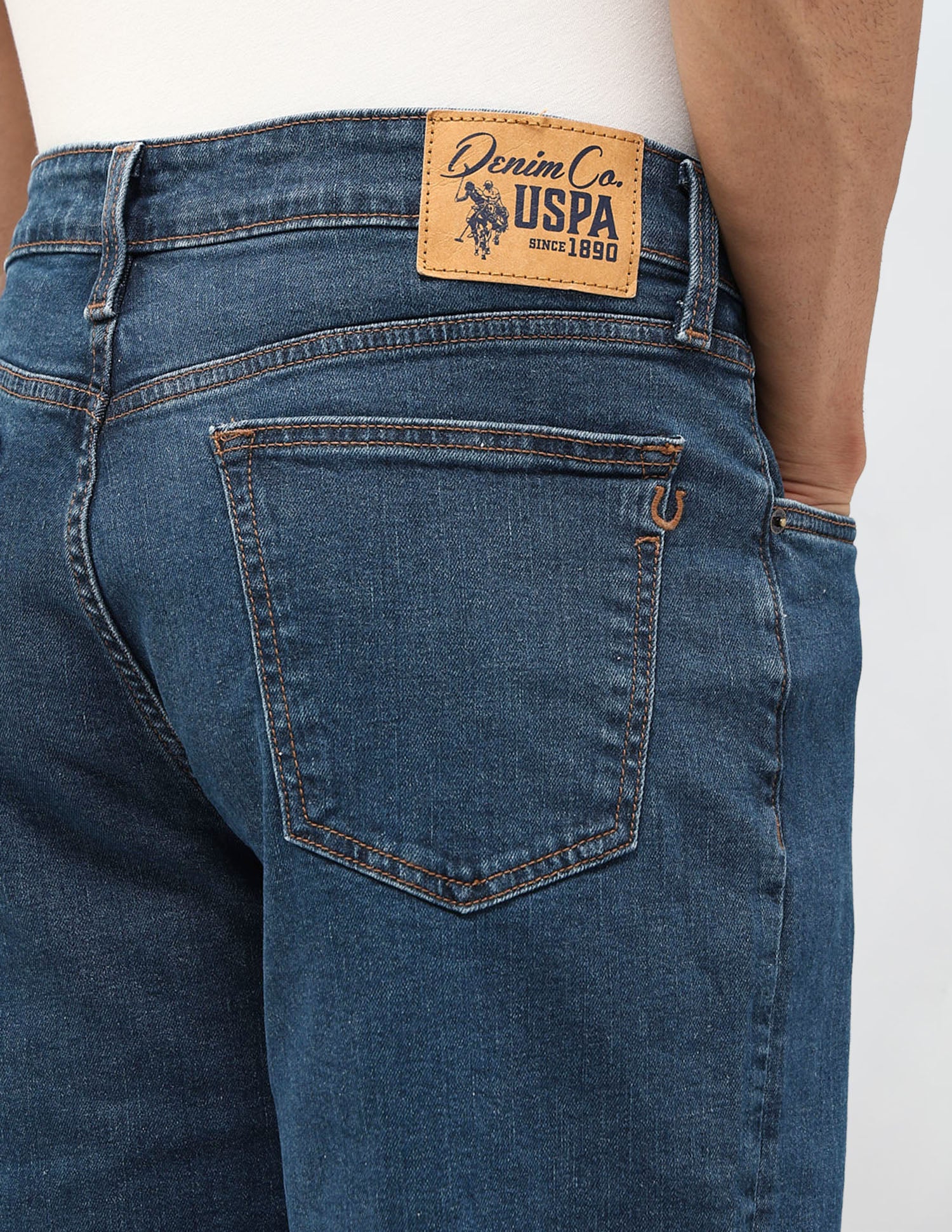 Shawn Relaxed Fit Blue Jeans - Image 8