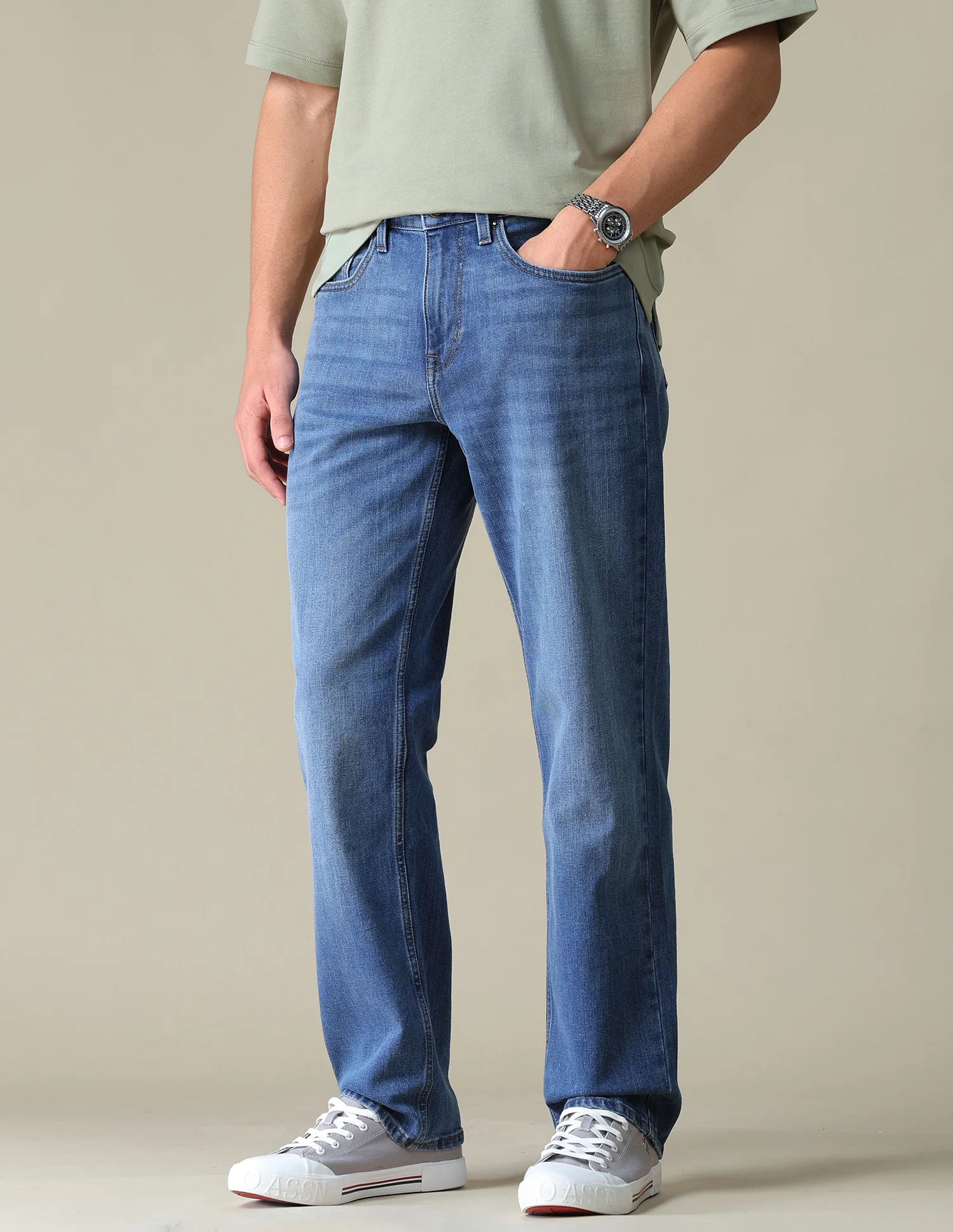 Shawn Relaxed Fit Blue Jeans
