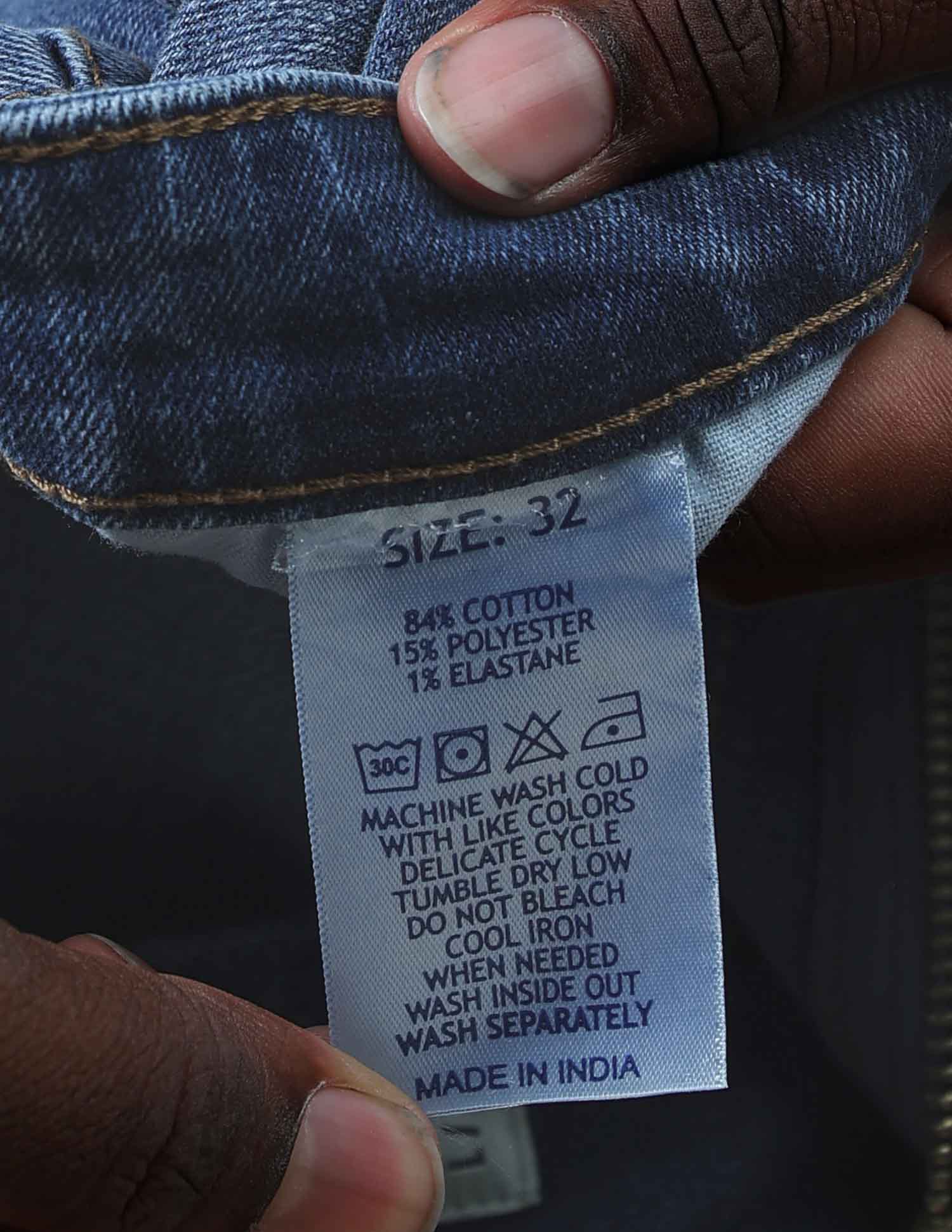 Shawn Relaxed Fit Blue Jeans - Image 12