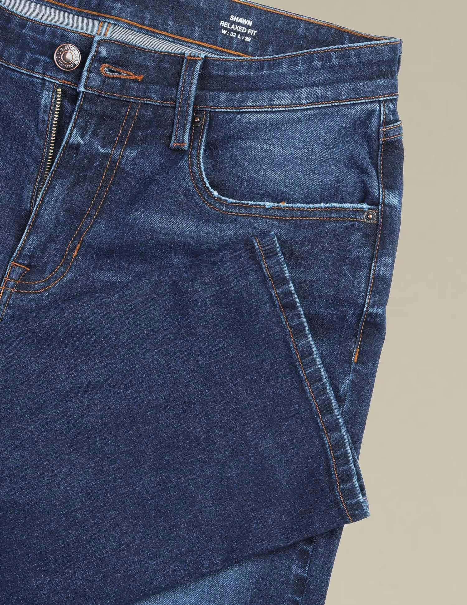 Shawn Relaxed Fit Blue Jeans - Image 2