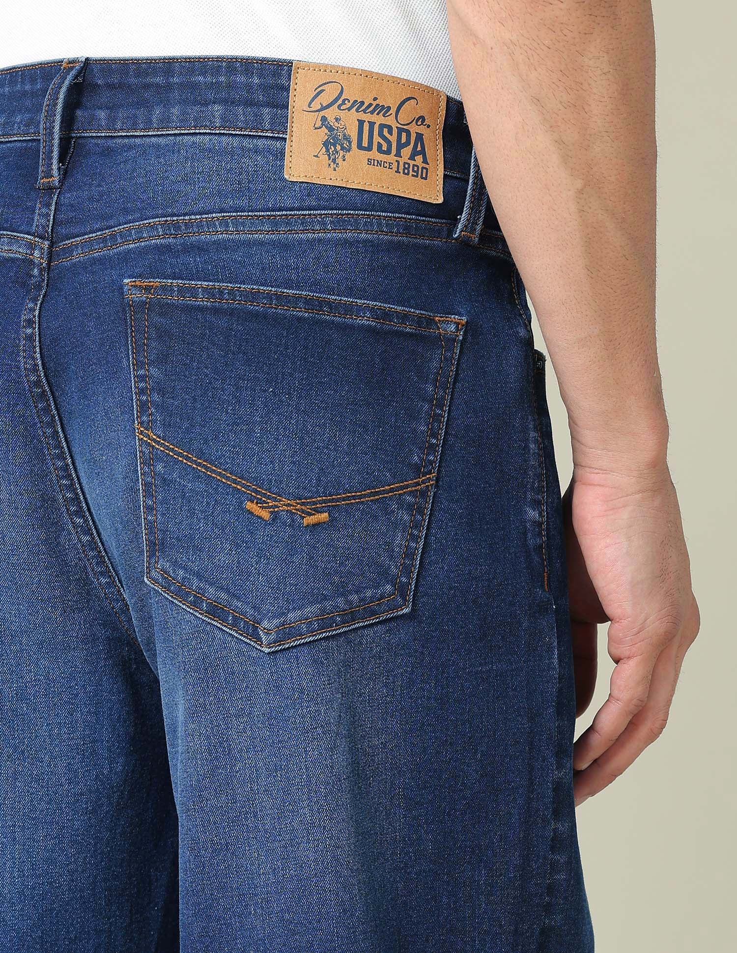 Shawn Relaxed Fit Blue Jeans - Image 8