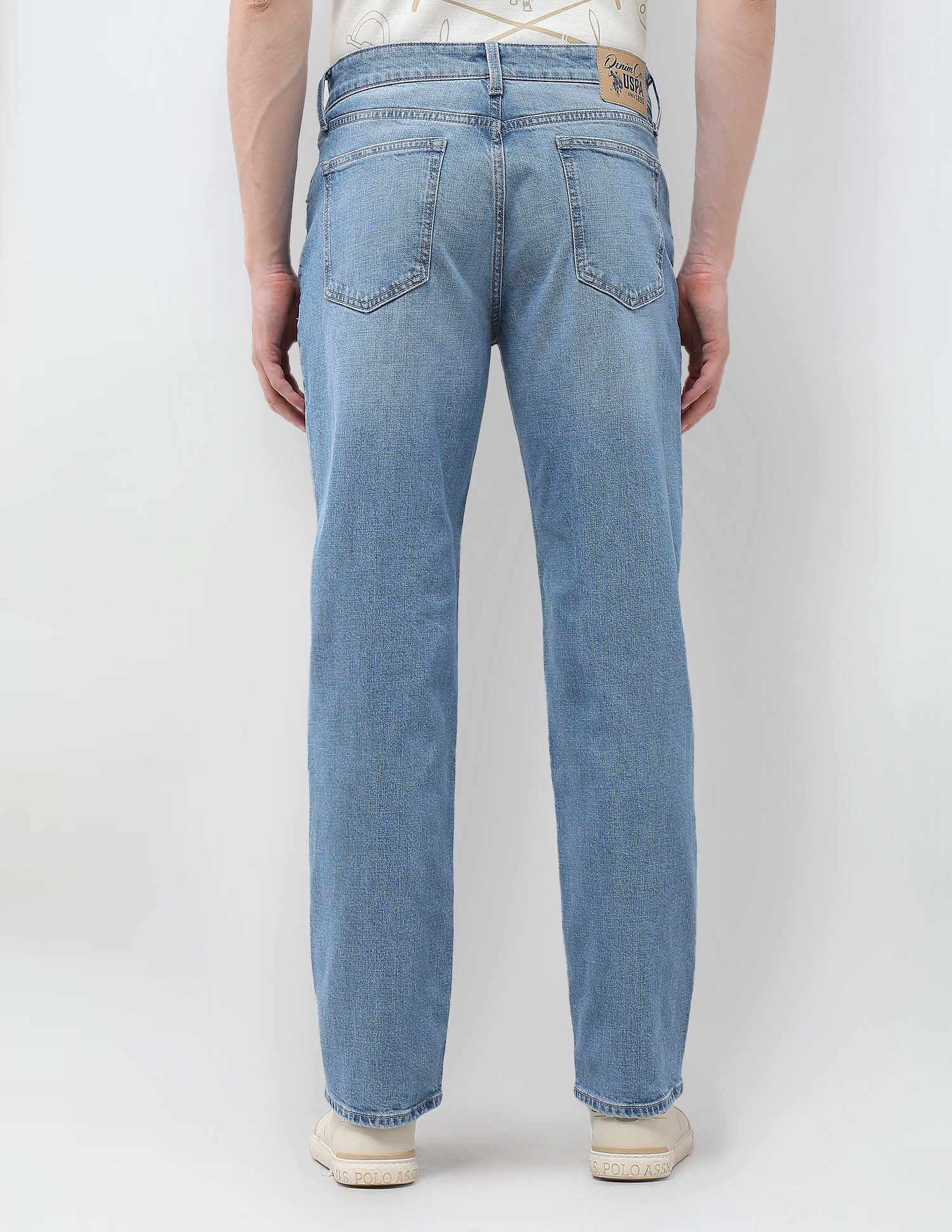 Shawn Relaxed Fit Blue Jeans - Image 5
