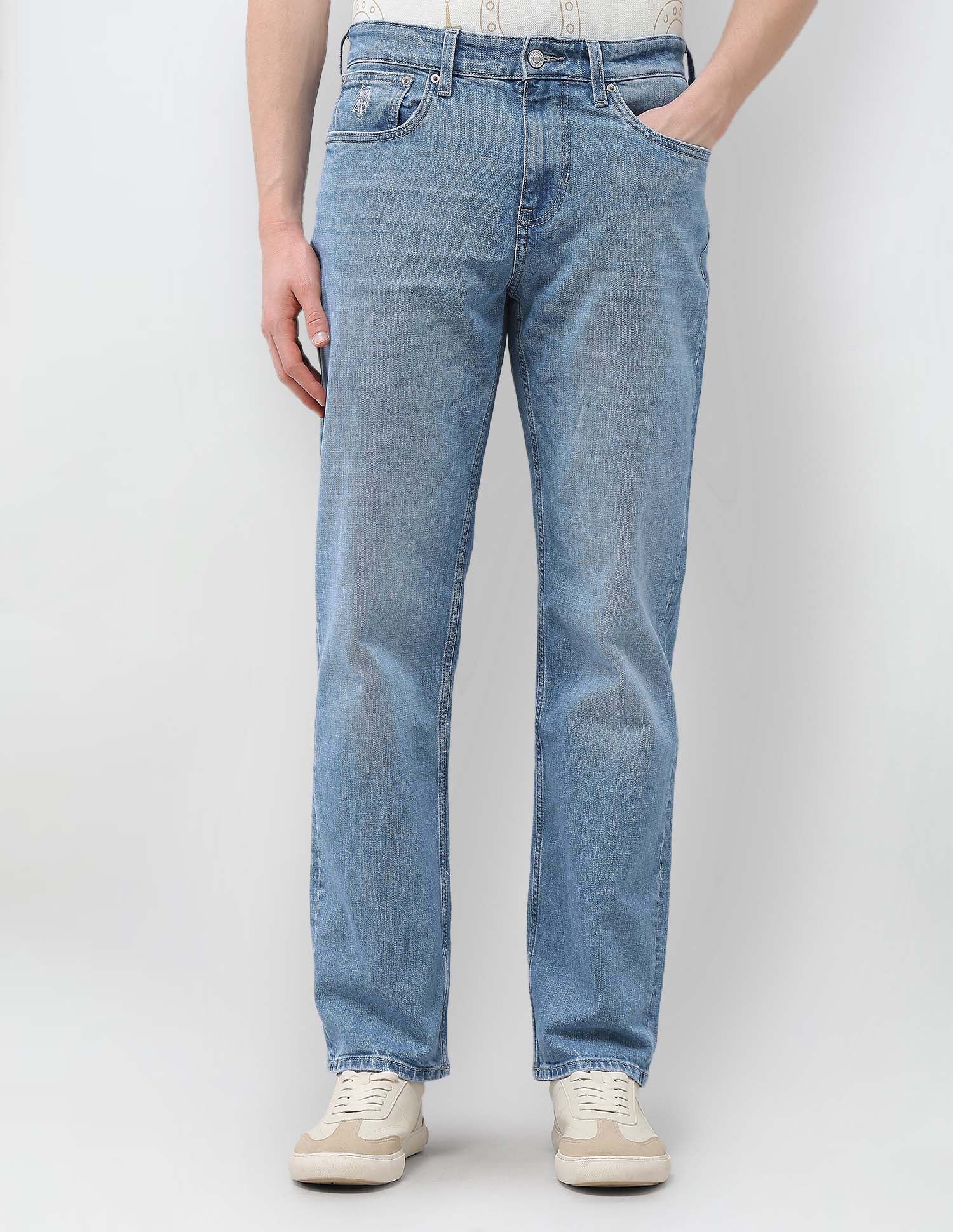 Shawn Relaxed Fit Blue Jeans - Image 6