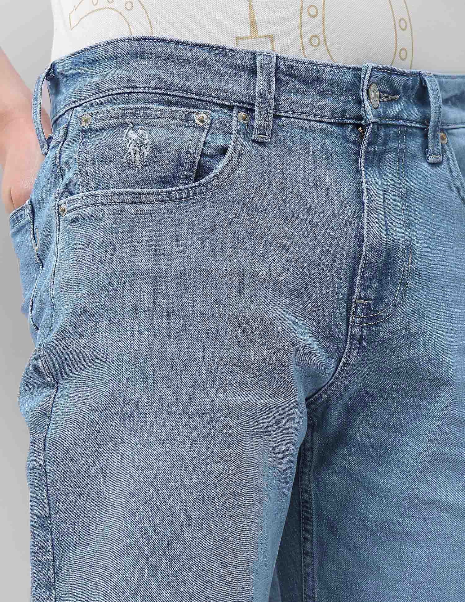 Shawn Relaxed Fit Blue Jeans - Image 7