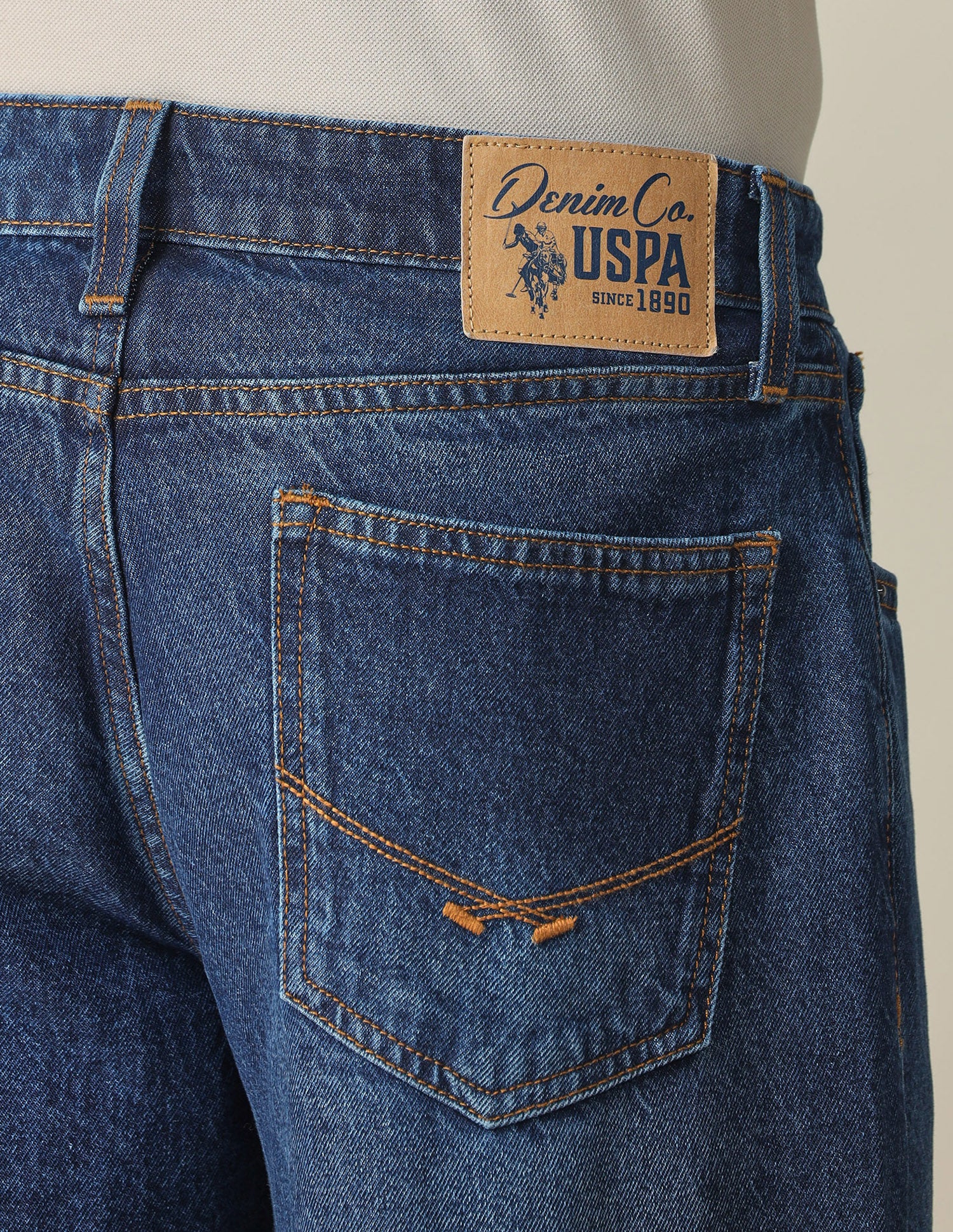 Shawn Relaxed Fit Blue Jeans - Image 7