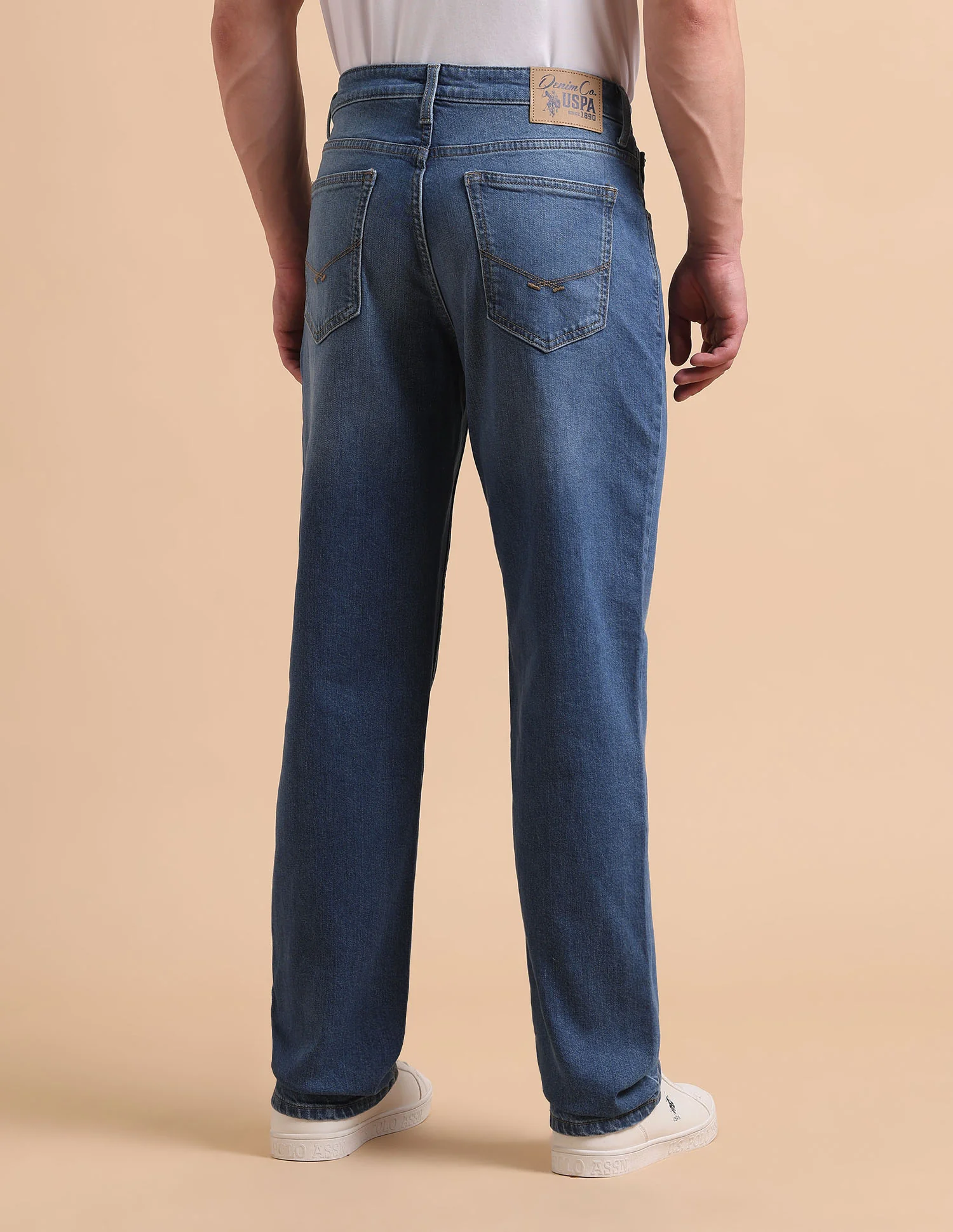 Shawn Relaxed Fit Blue Jeans - Image 5