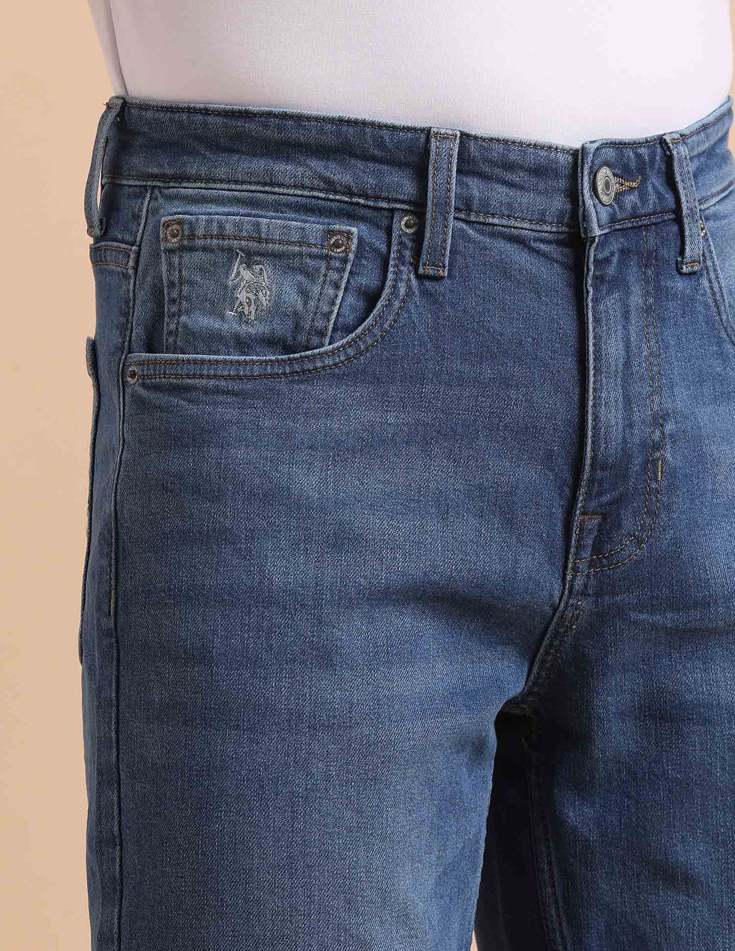 Shawn Relaxed Fit Blue Jeans - Image 7