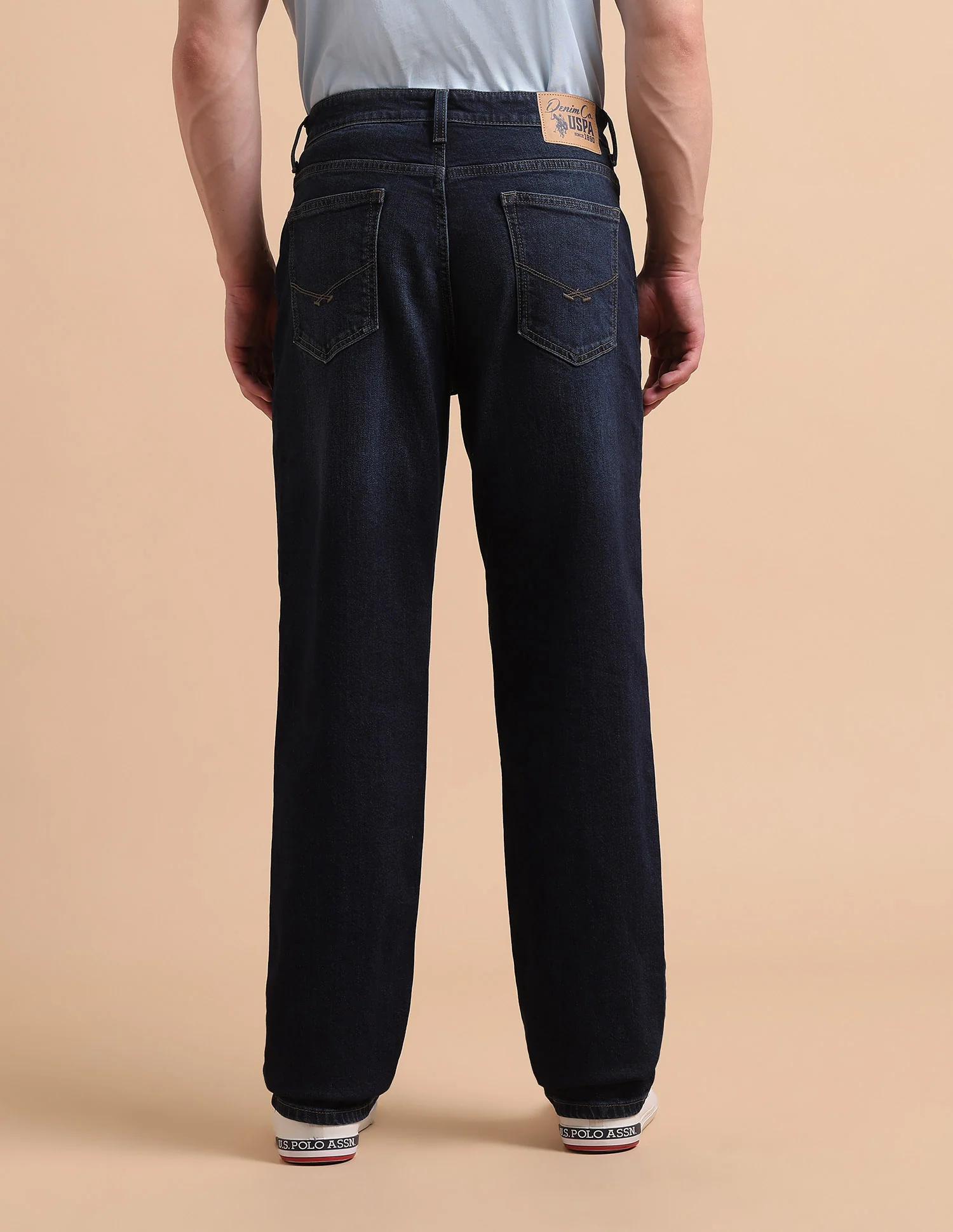 Shawn Relaxed Fit Blue Jeans - Image 5