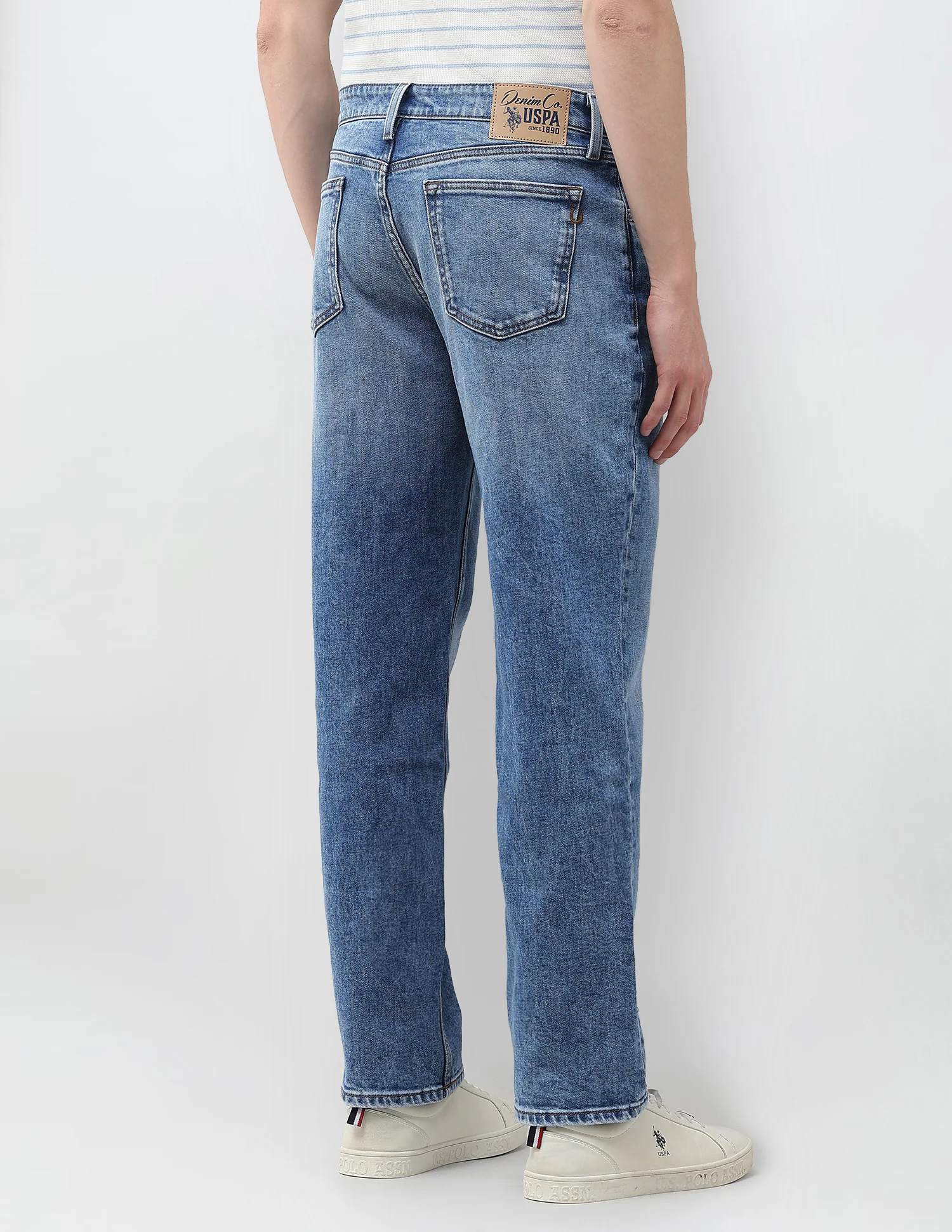 Shawn Relaxed Fit Blue Jeans - Image 5